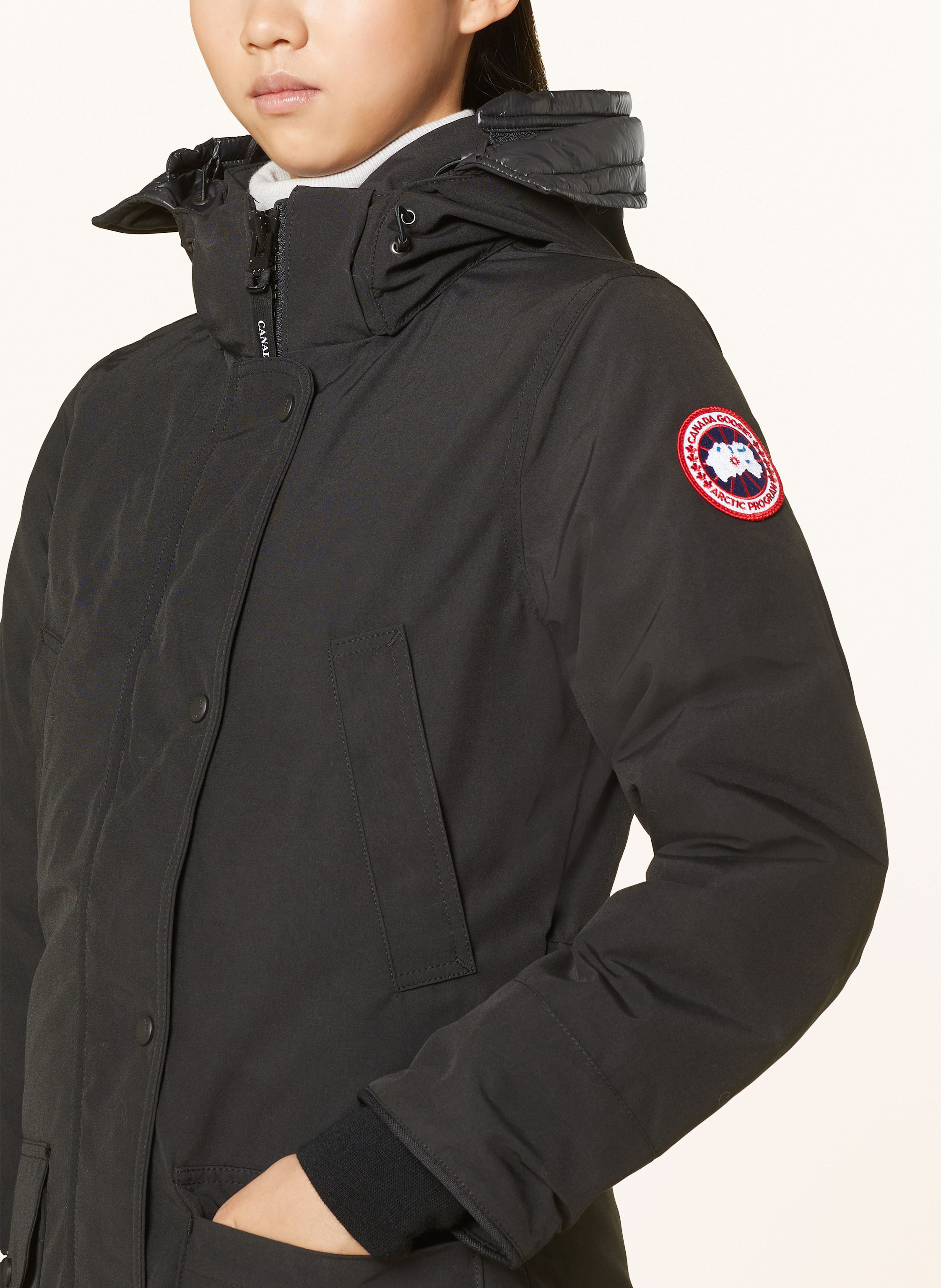 Thumbnail - Canada Goose Daunenparka Trillium schwarz