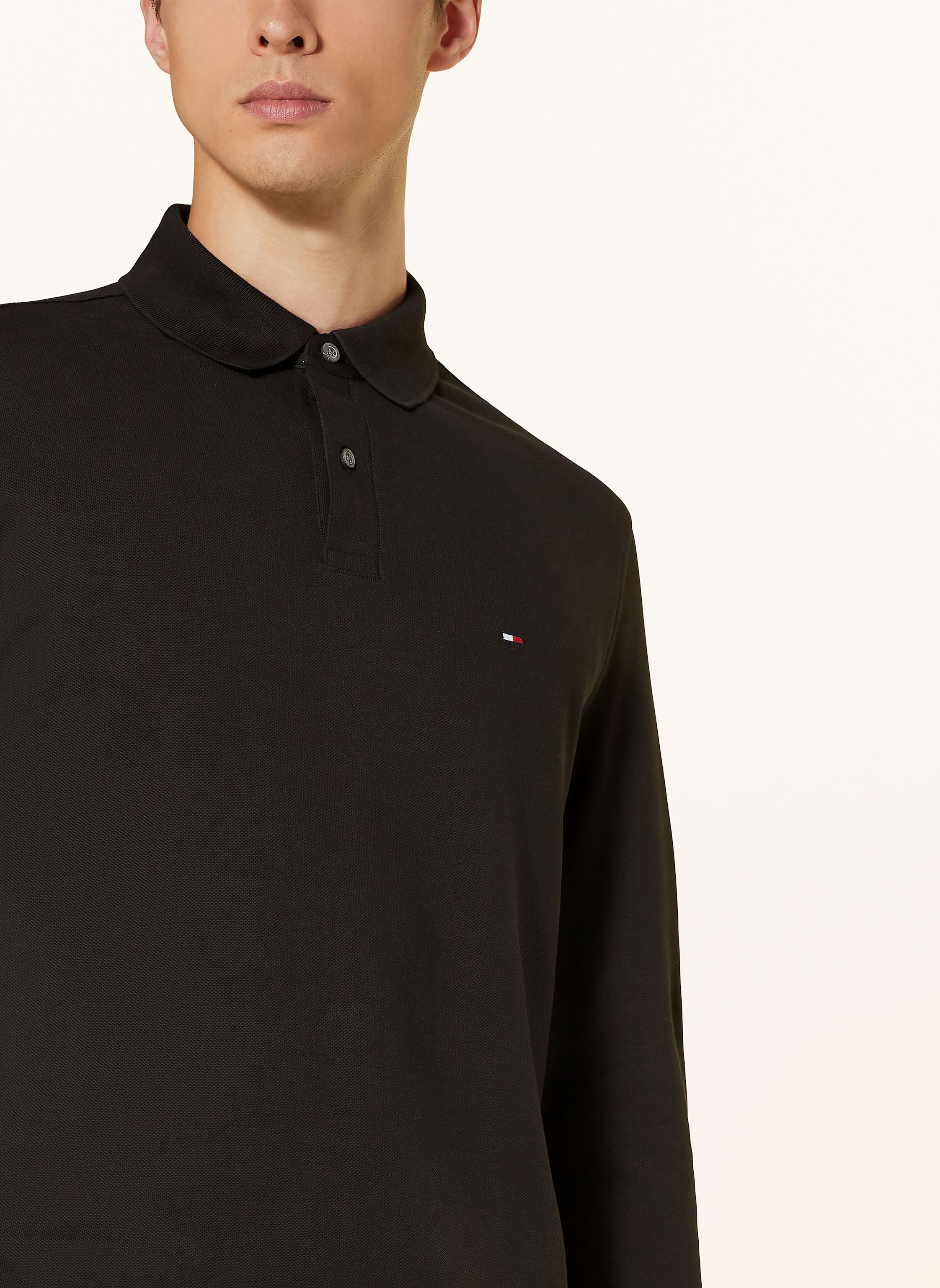 Thumbnail - Tommy Hilfiger Piqué-Poloshirt Regular Fit schwarz