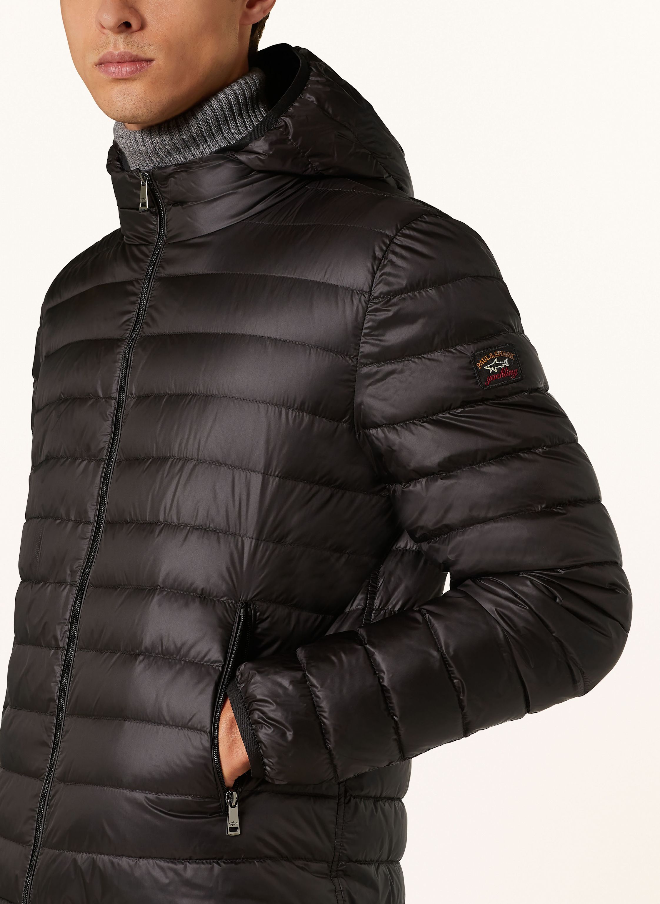 Thumbnail - Paul & Shark Lightweight-Daunenjacke schwarz