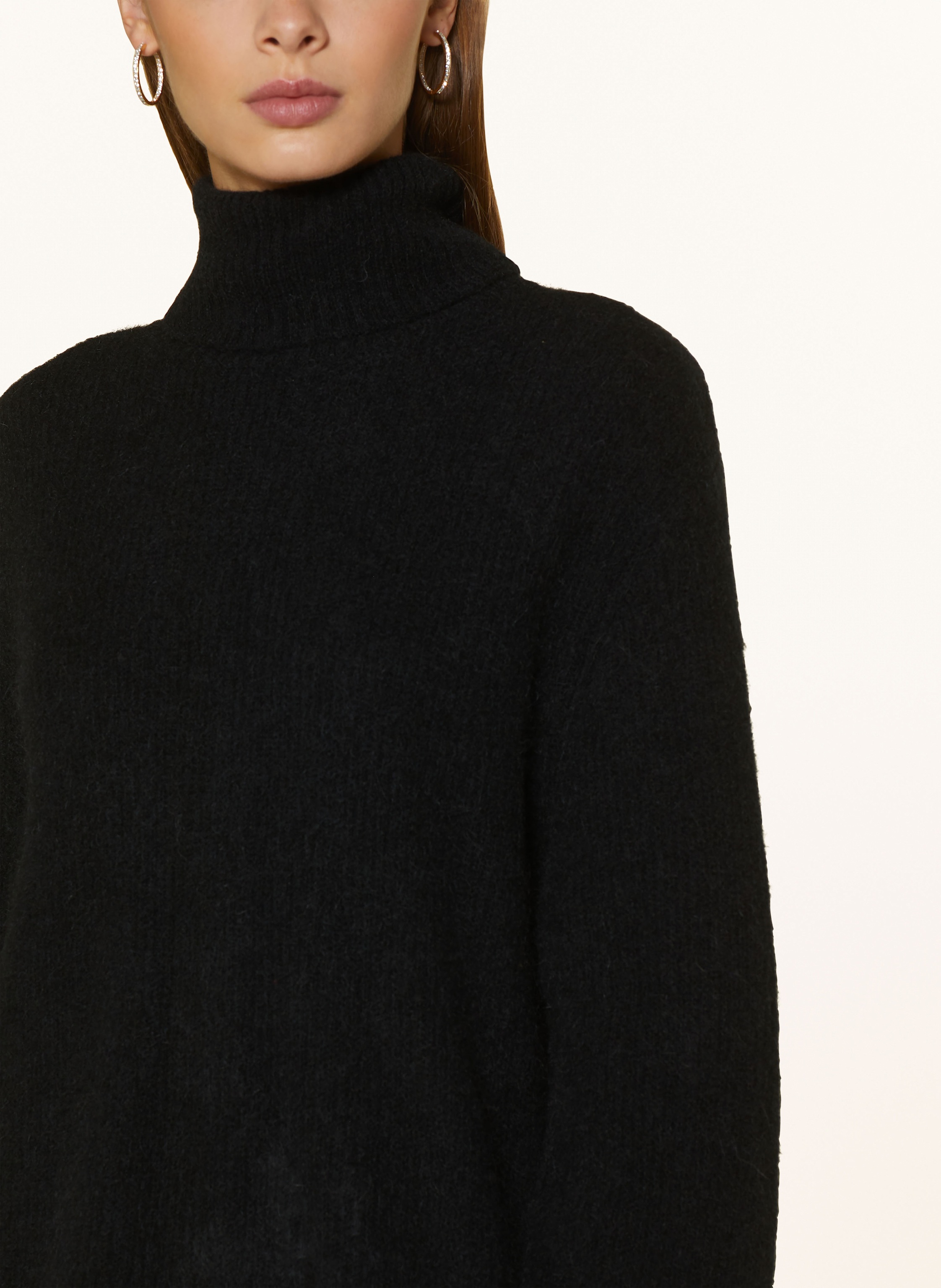 Thumbnail - Mos Mosh Rollkragenpullover Aidy Mit Alpaka schwarz