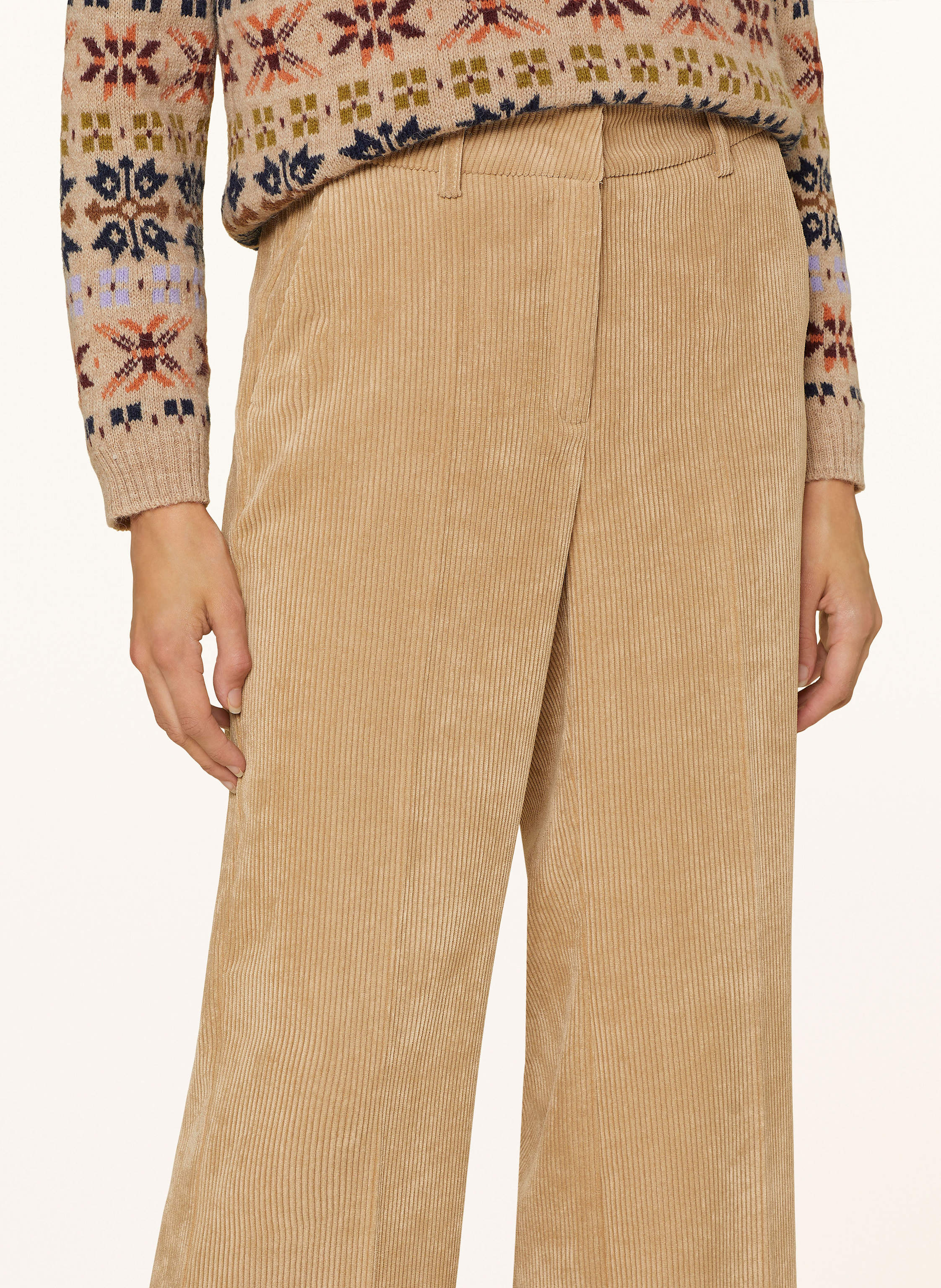 Cambio Marlenehose Amelie Aus Cord braun – Bild 2
