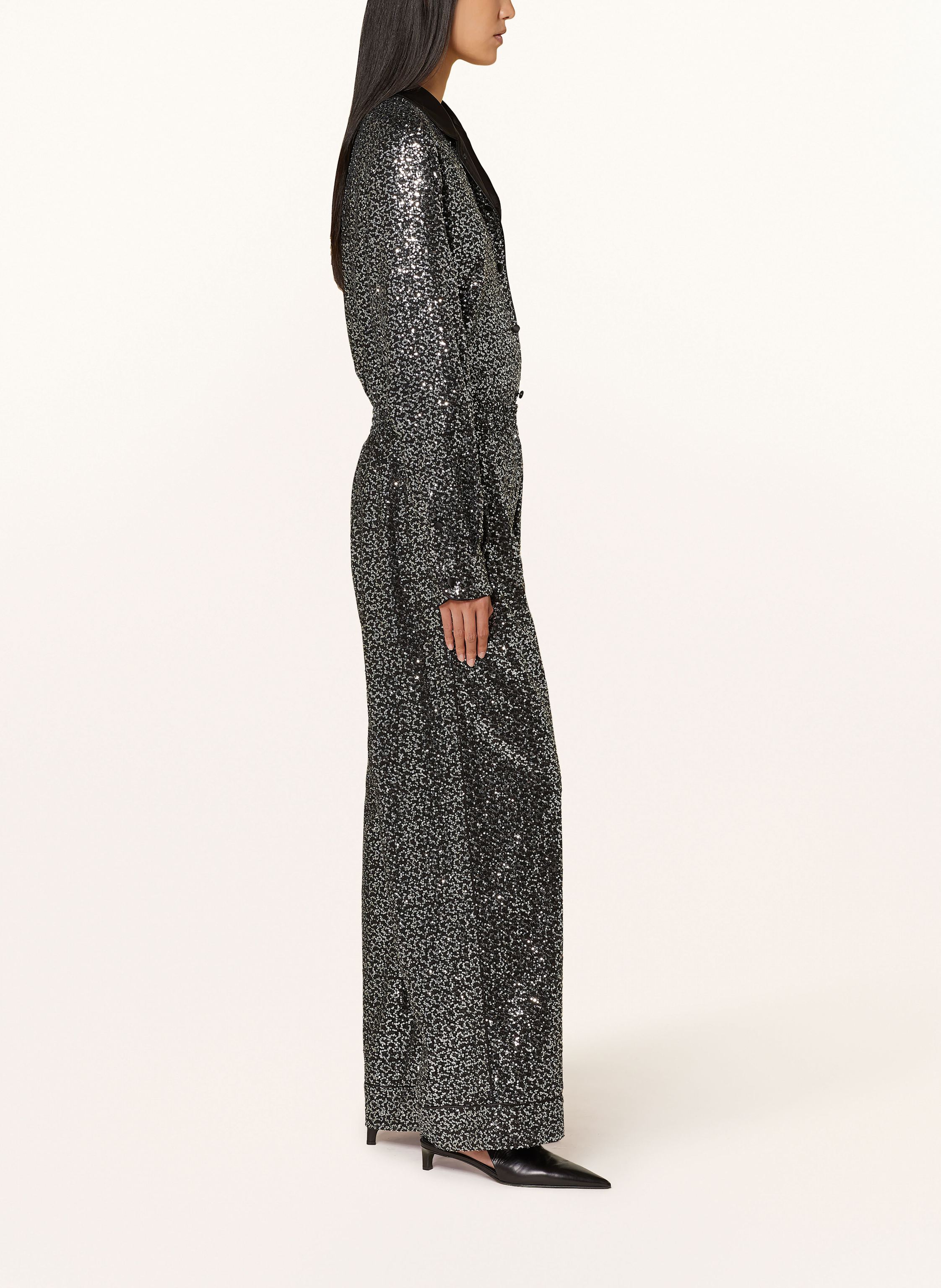 Thumbnail - Dolce & Gabbana Marlenehose Mit Pailletten schwarz