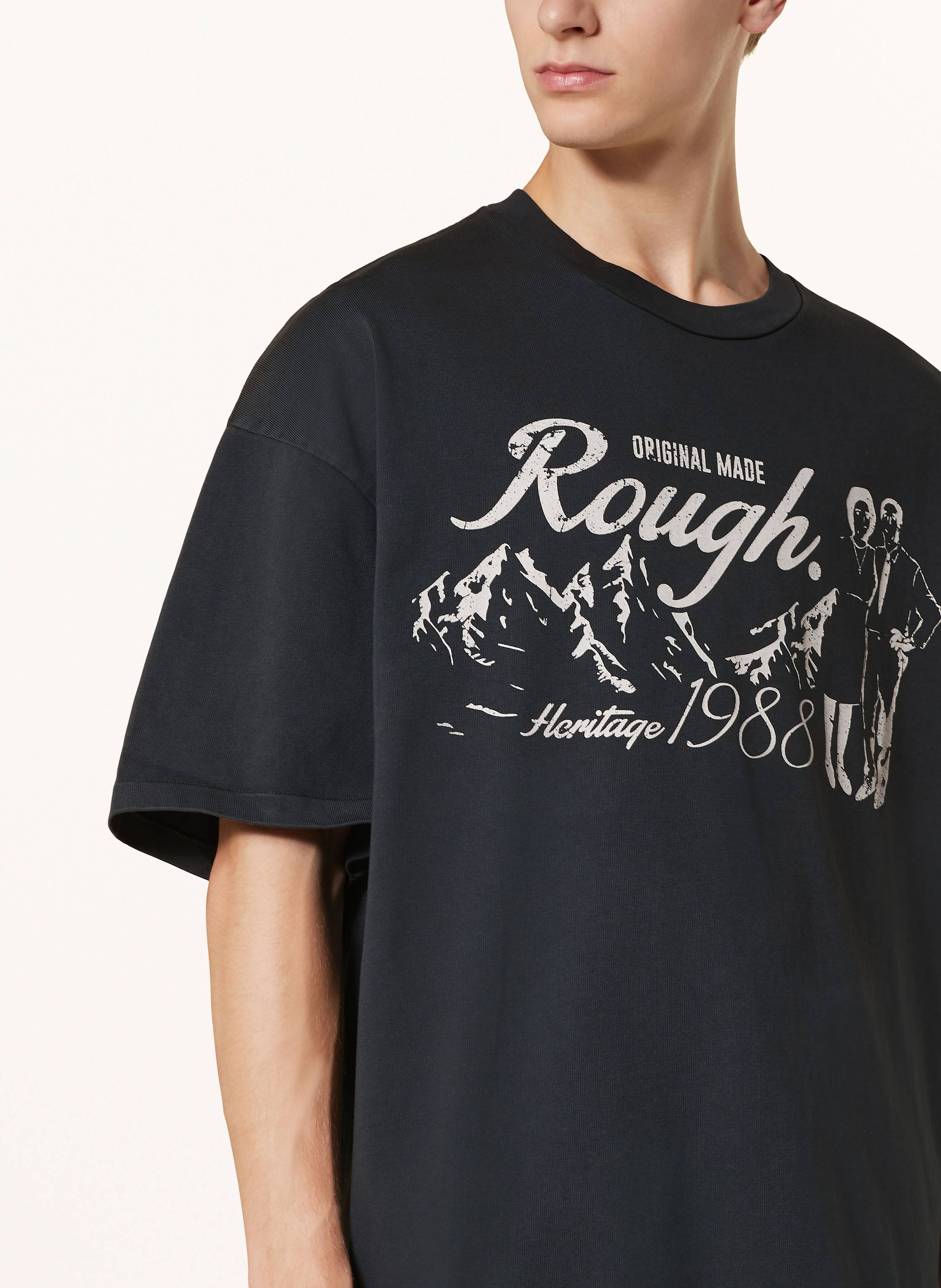 Thumbnail - Rough. T-Shirt 1988 Original schwarz