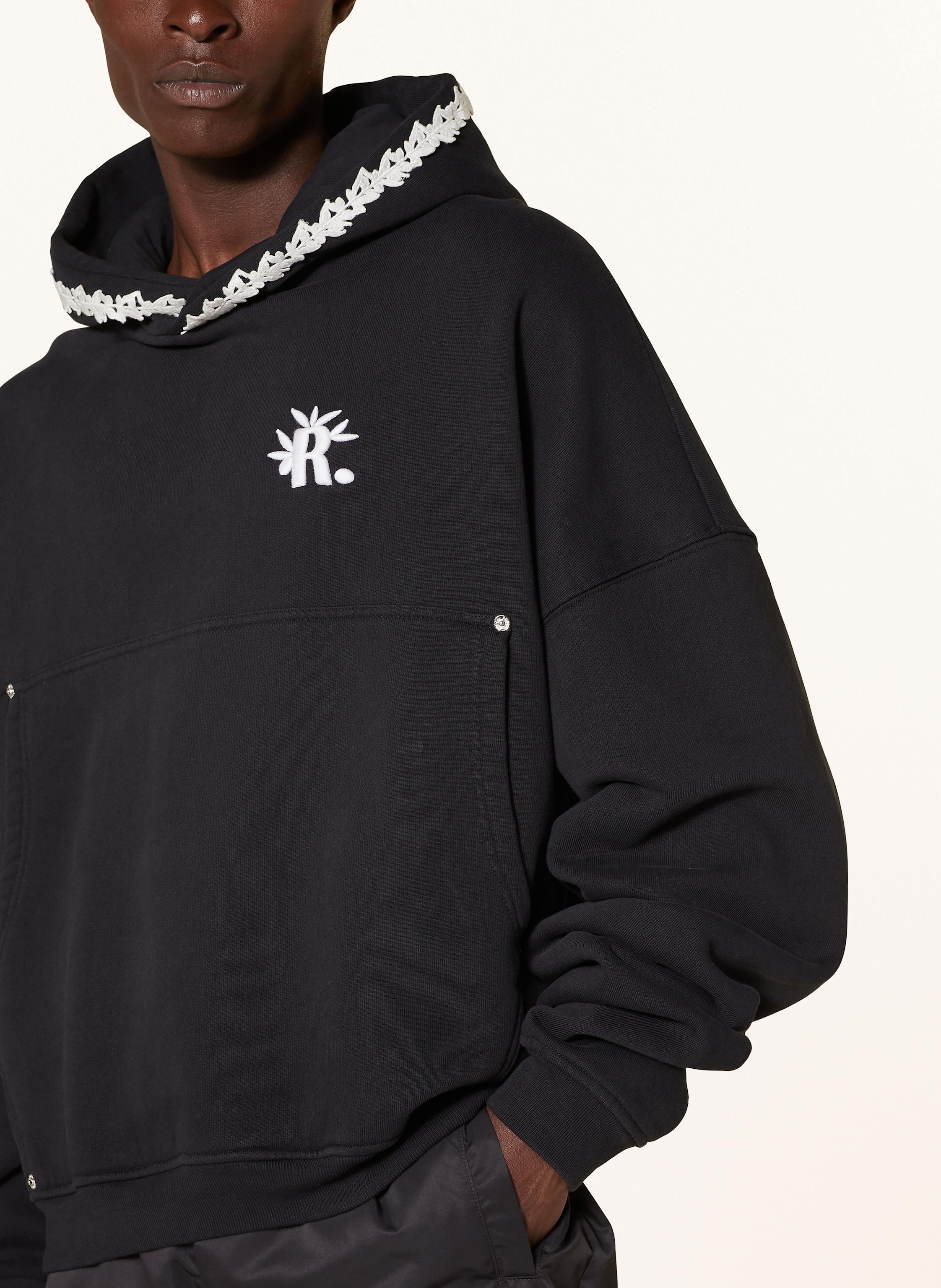 Thumbnail - Rough. Oversized-Hoodie schwarz