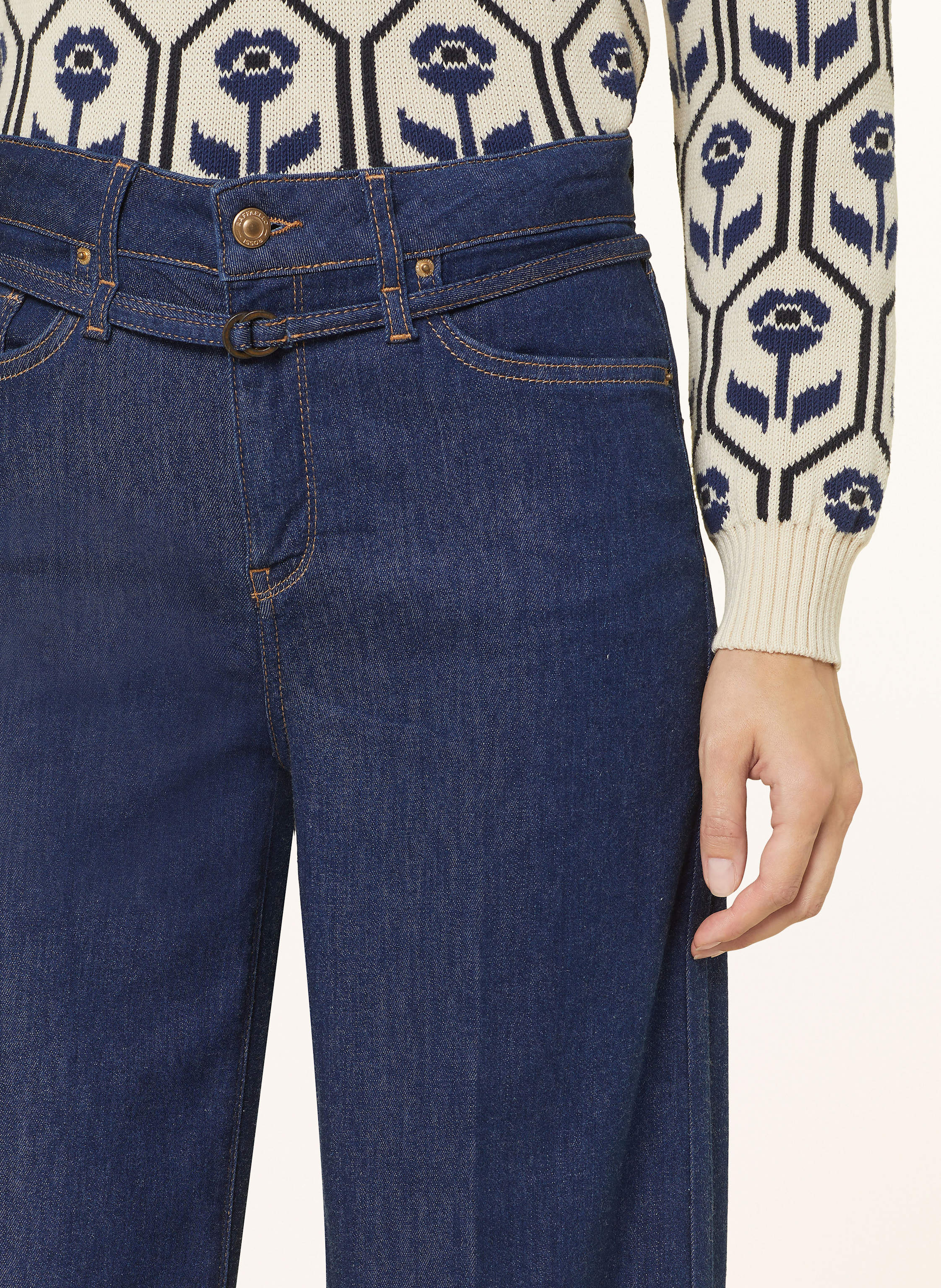 Thumbnail - Raffaello Rossi Flared Jeans Sventy B blau