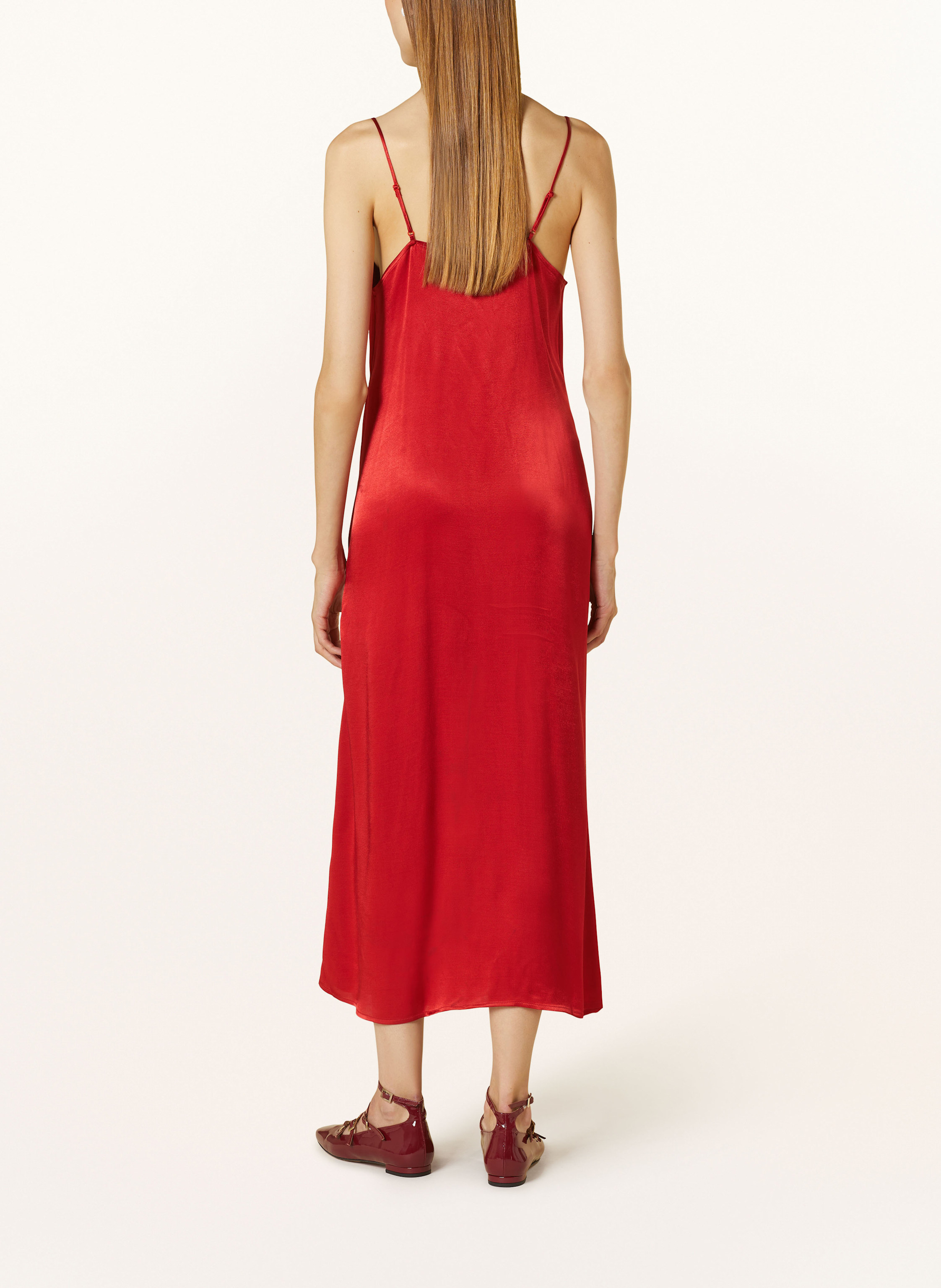 Thumbnail - Lilienfels Satinkleid rot