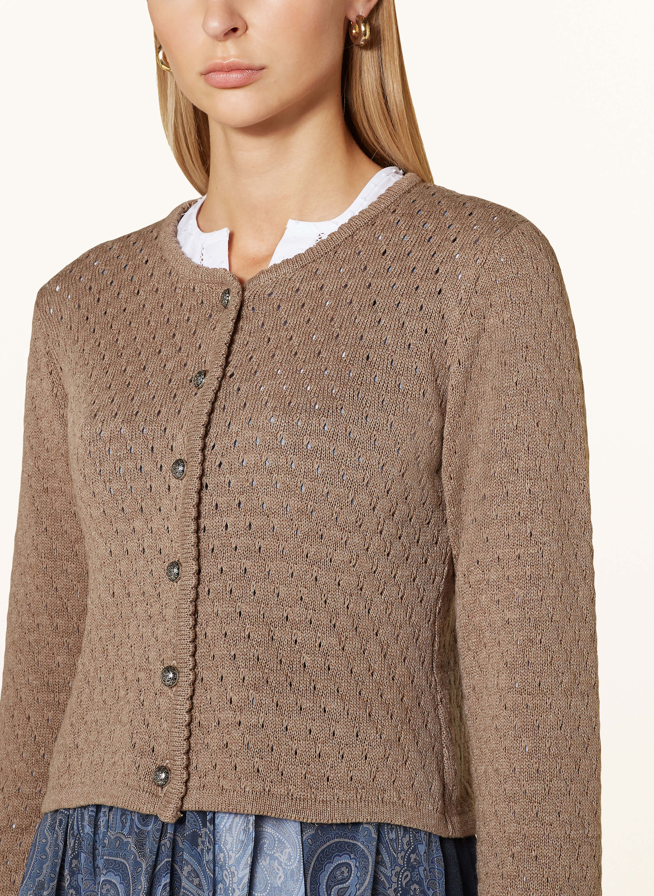 Thumbnail - Berwin & Wolff Strickjanker beige