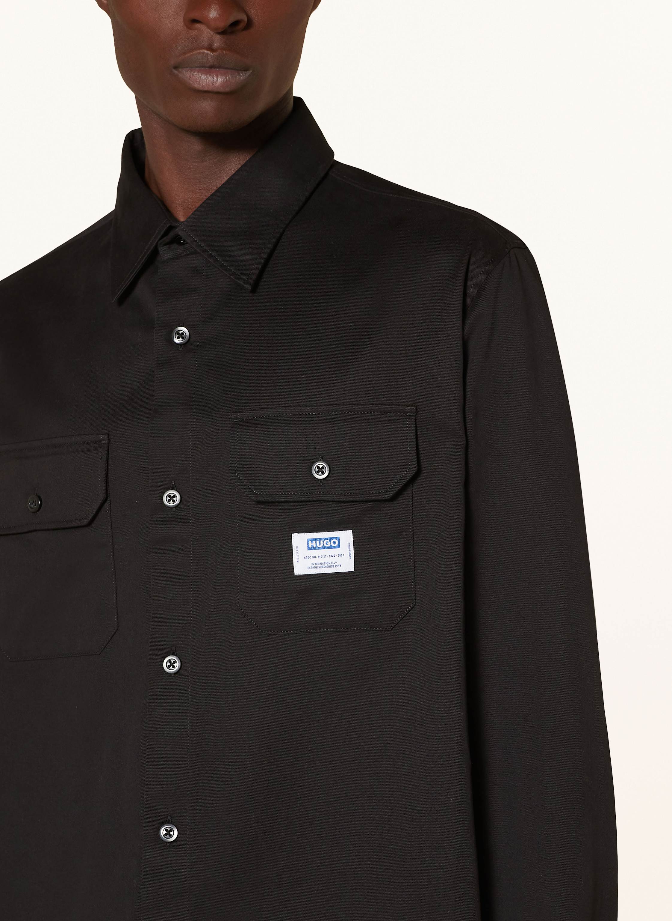 Thumbnail - Hugo Overshirt Ekynone schwarz