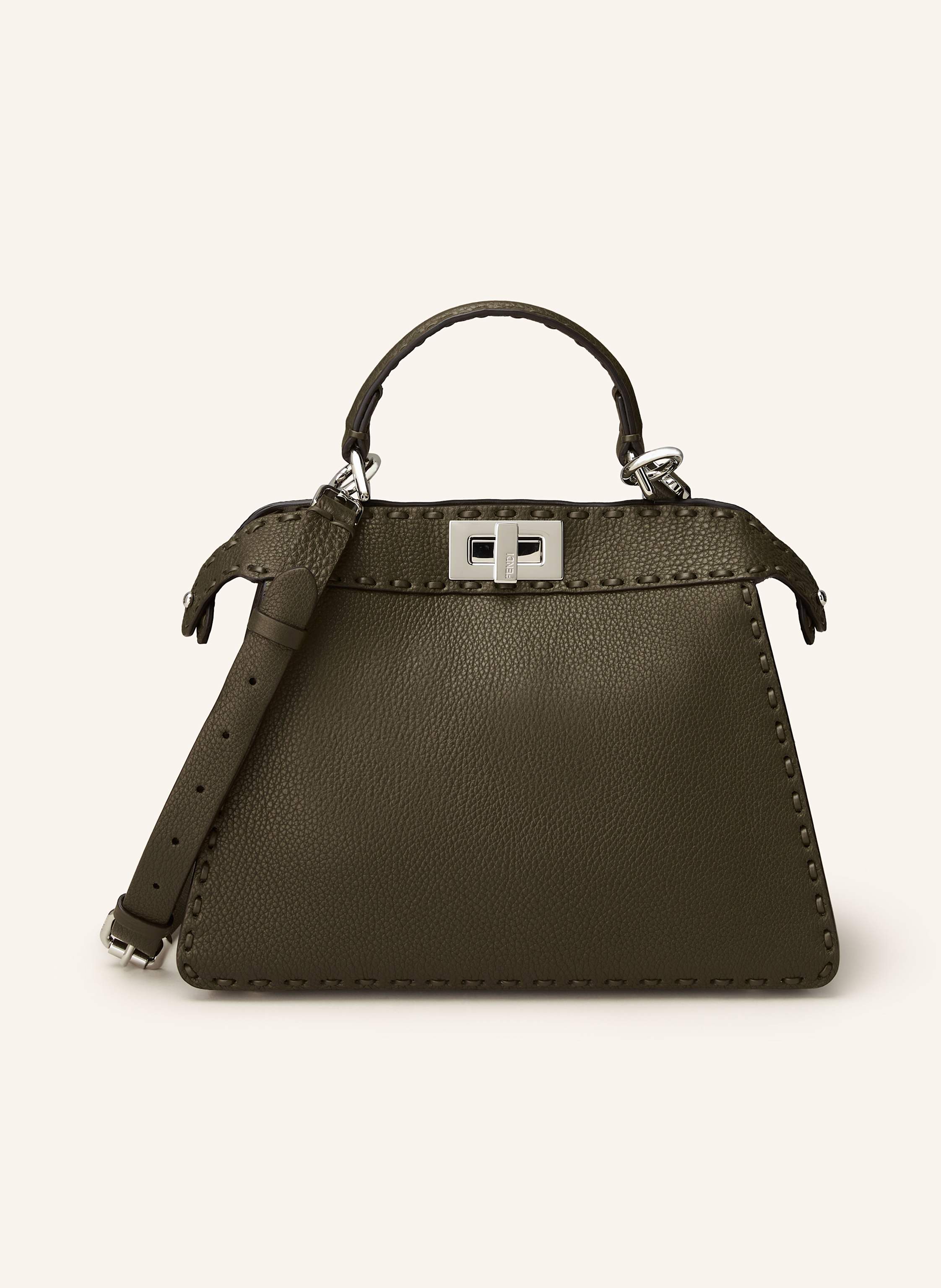 FENDI Handtasche PEEKABOO ISEEU SMALL in khaki