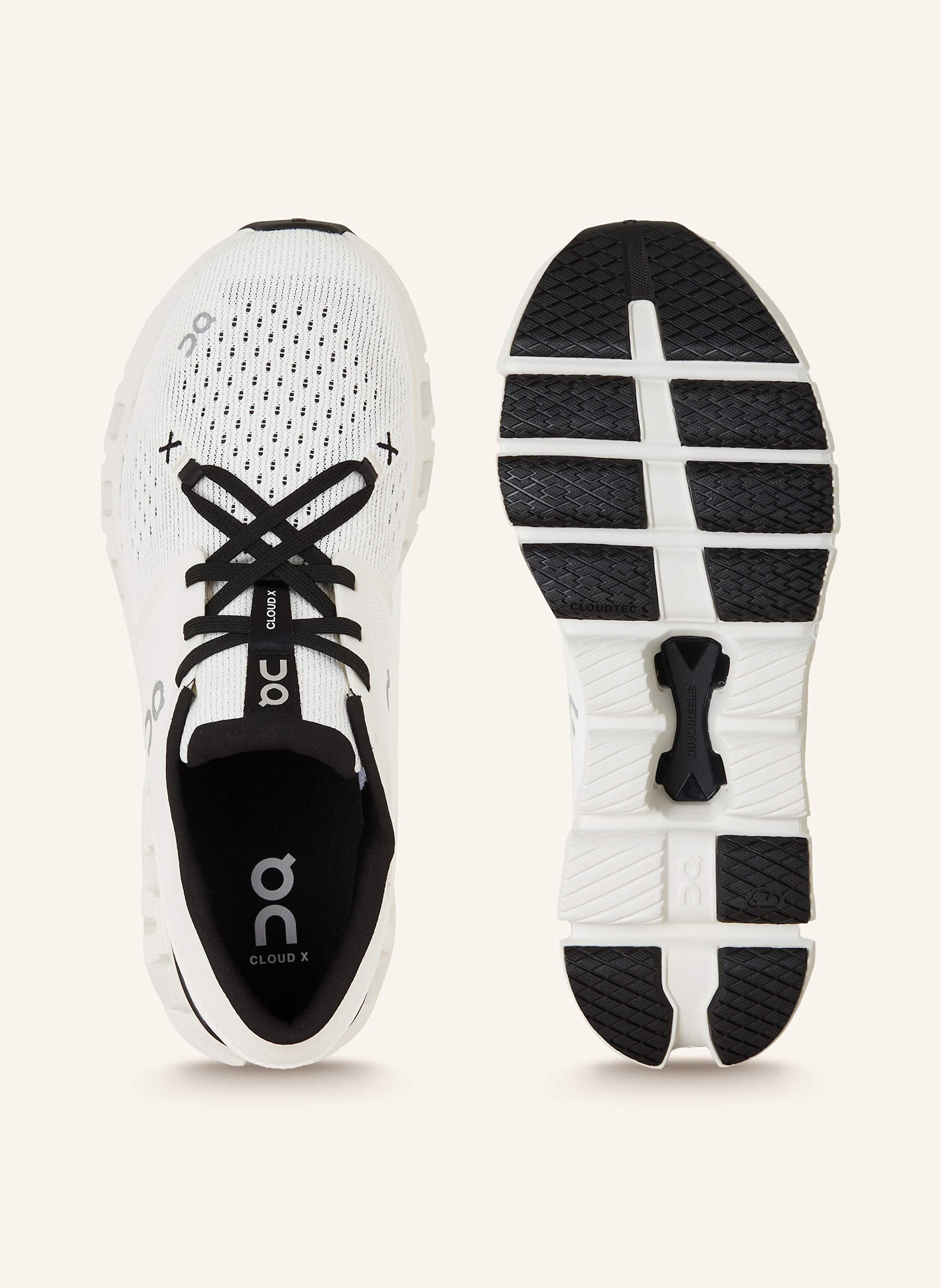Thumbnail - On Fitnessschuhe Cloud X 4 weiss