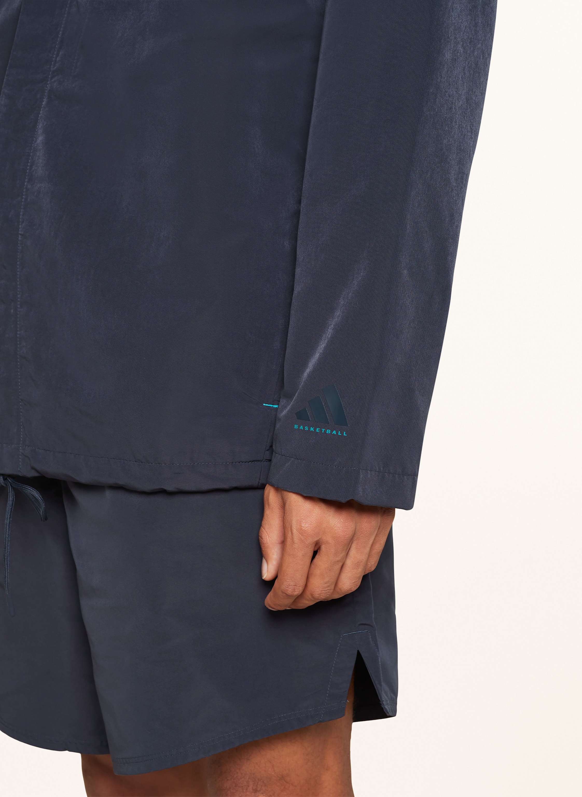 Thumbnail - Adidas Oversized-Trainingsjacke schwarz