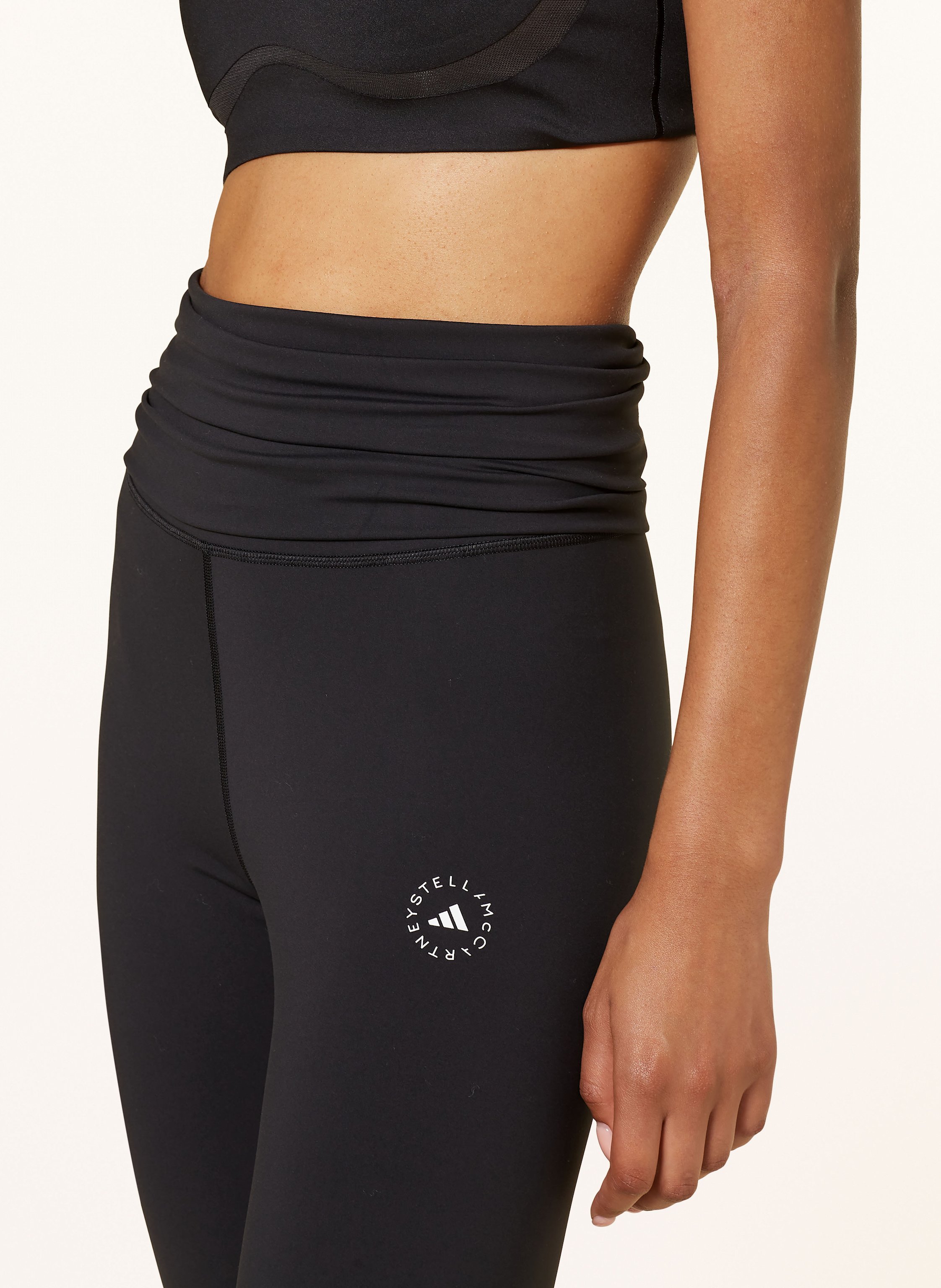 Thumbnail - Adidas By Stella Mccartney Tights Adidas By Stella Mccartney Rolltop Splitcuff schwarz