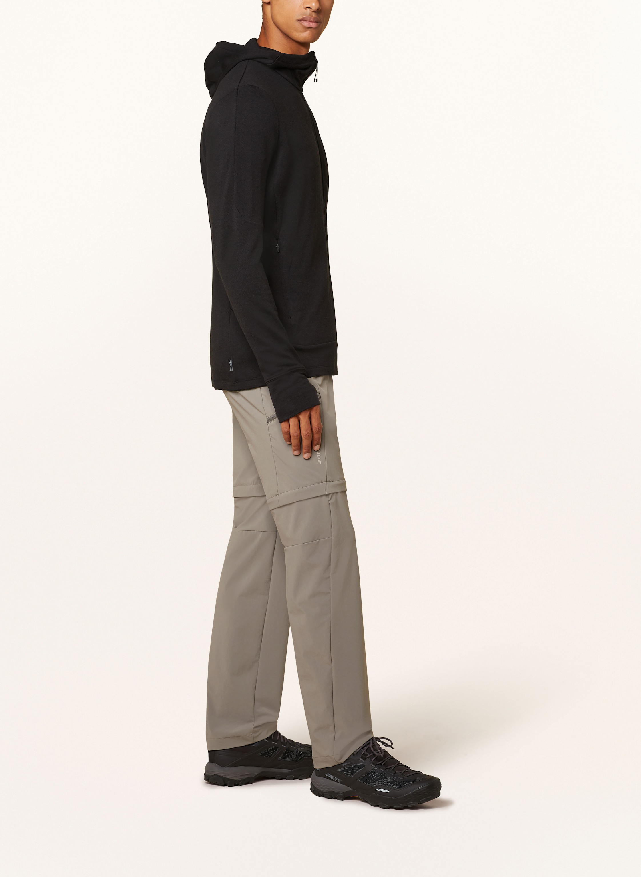 Thumbnail - Icebreaker Midlayer-Jacke Merino 260 Quantum Iv schwarz