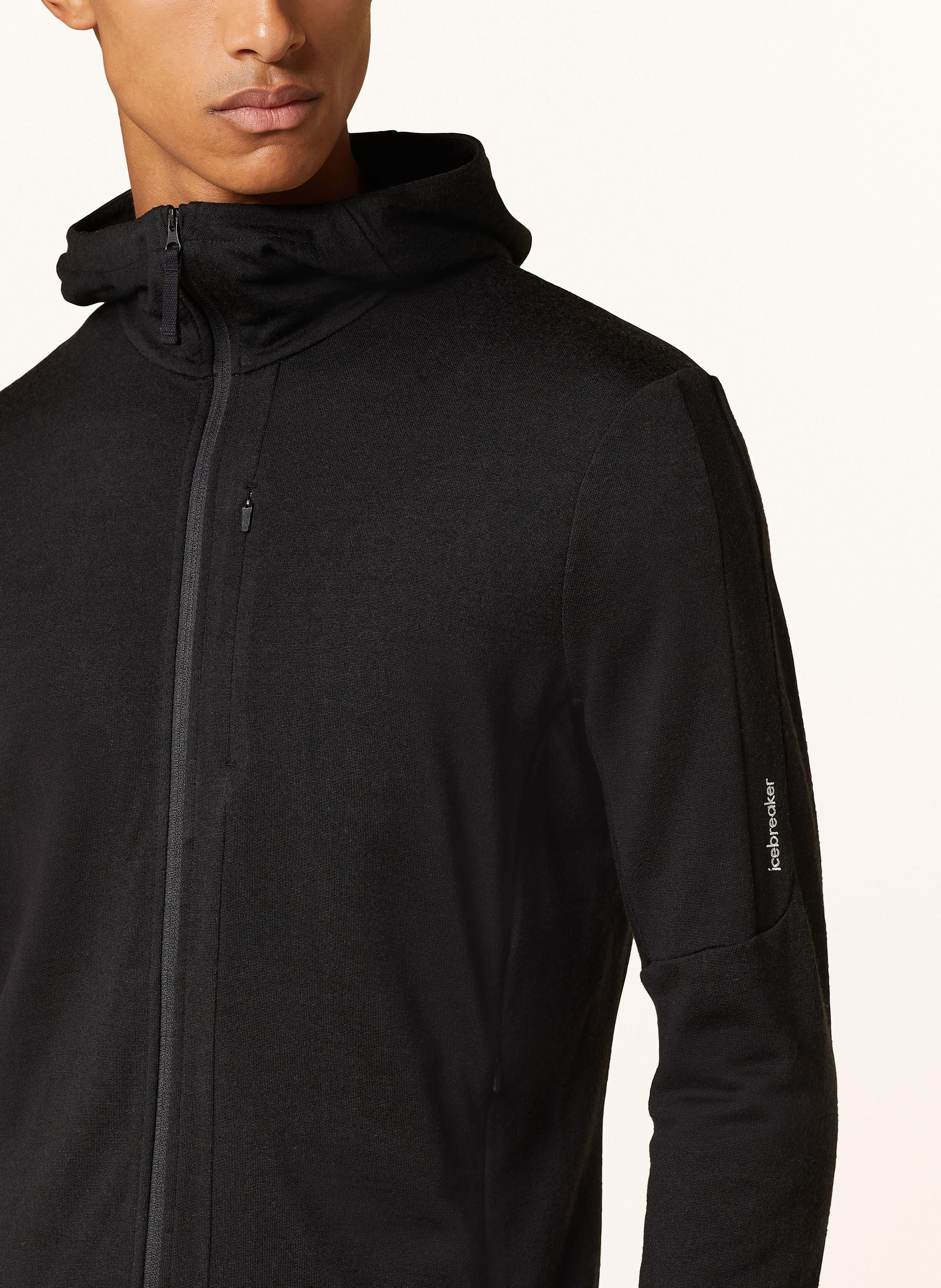 Thumbnail - Icebreaker Midlayer-Jacke Merino 260 Quantum Iv schwarz