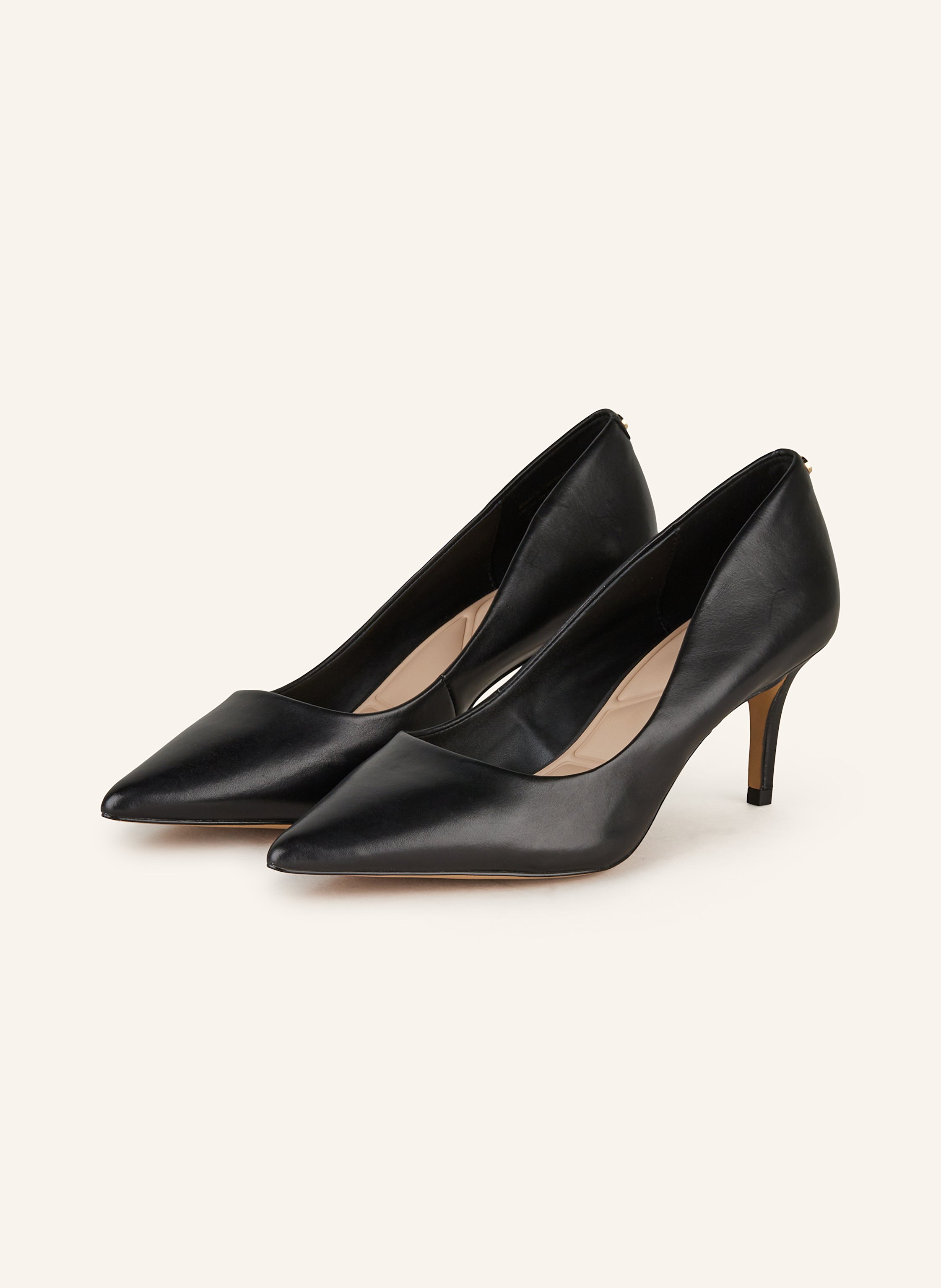 Aldo black patent heels discount