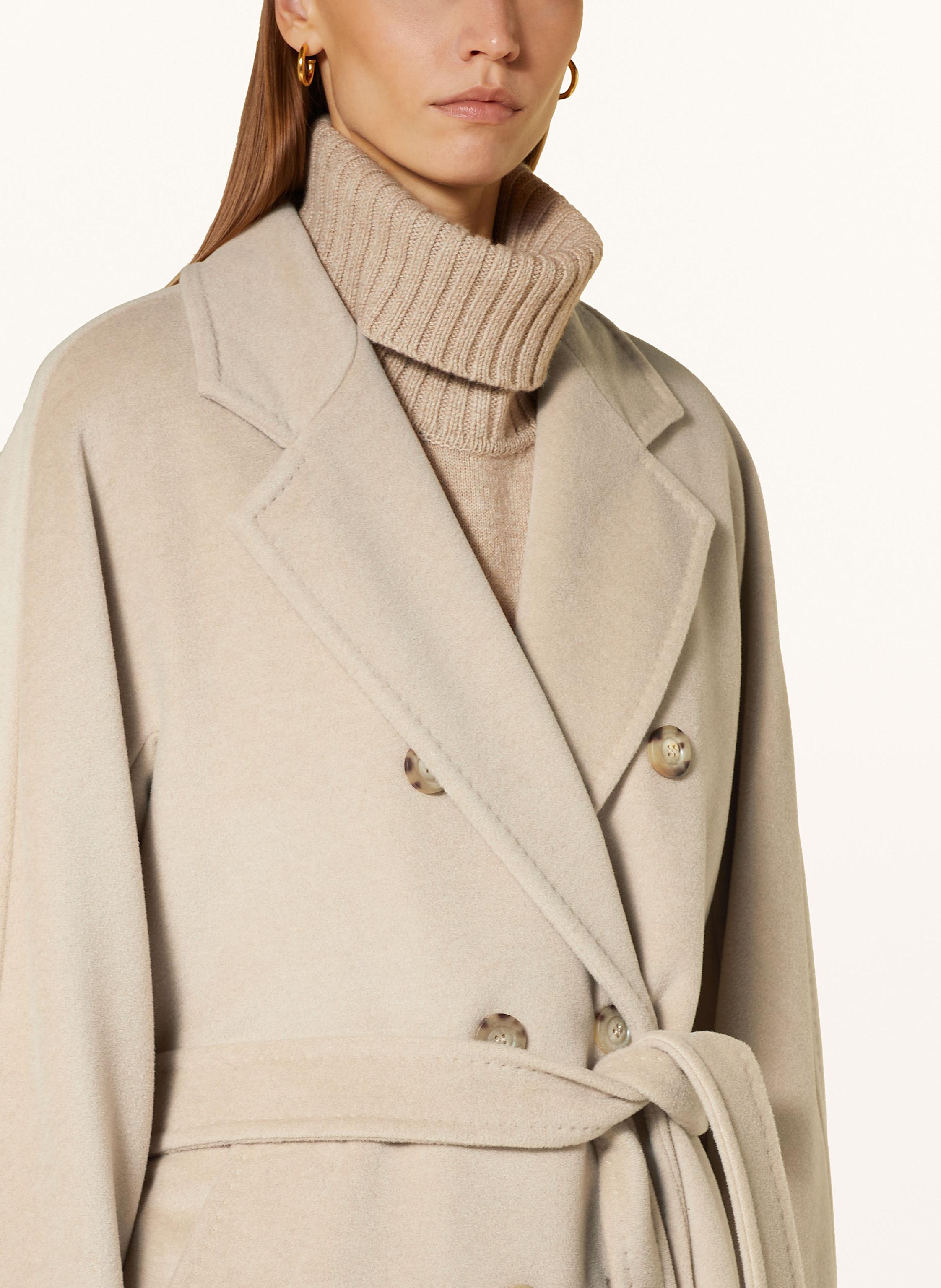 Thumbnail - Max Mara Wollmantel Madame beige