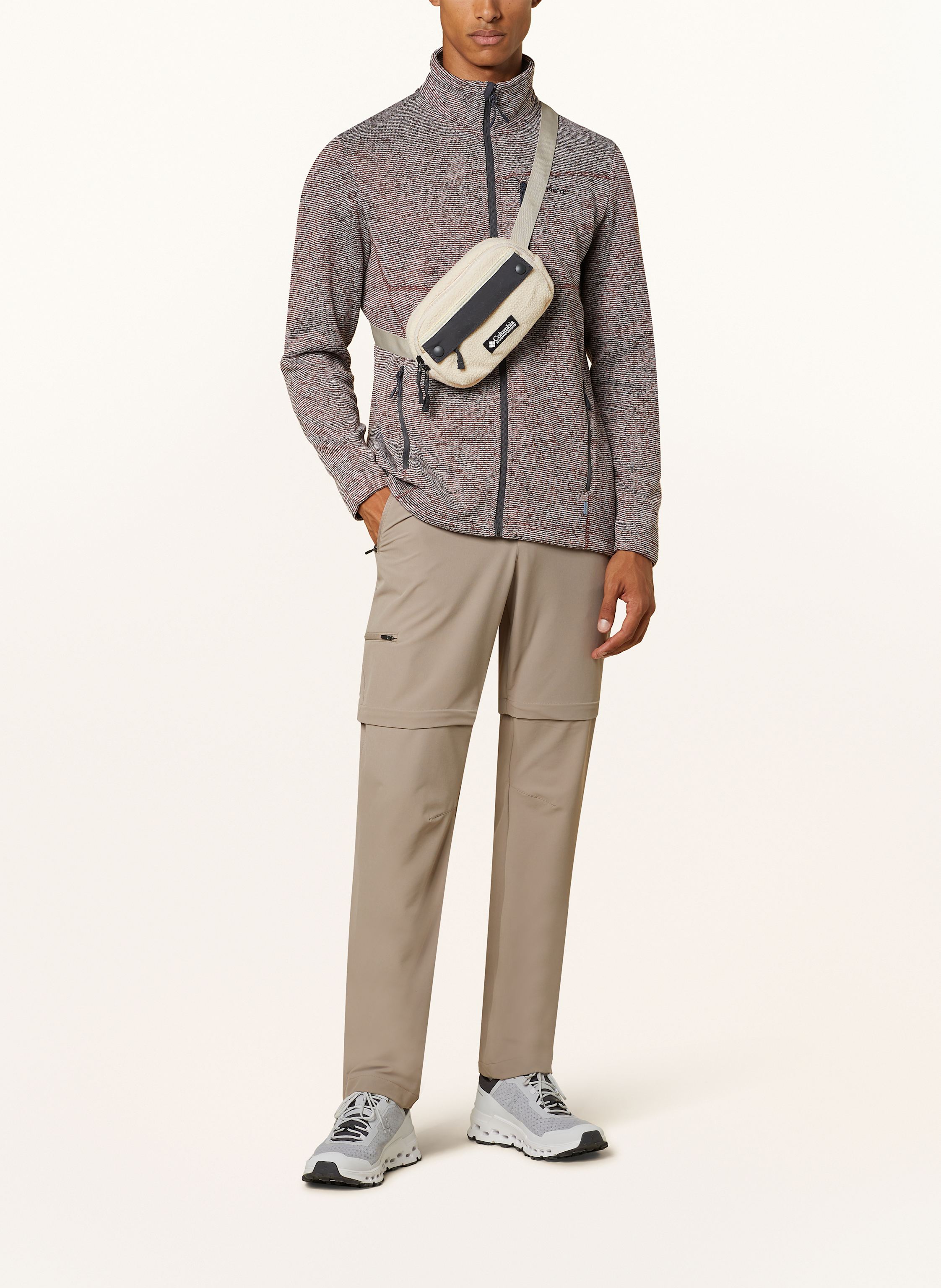 Thumbnail - Columbia Gürteltasche Mit Teddyfell beige