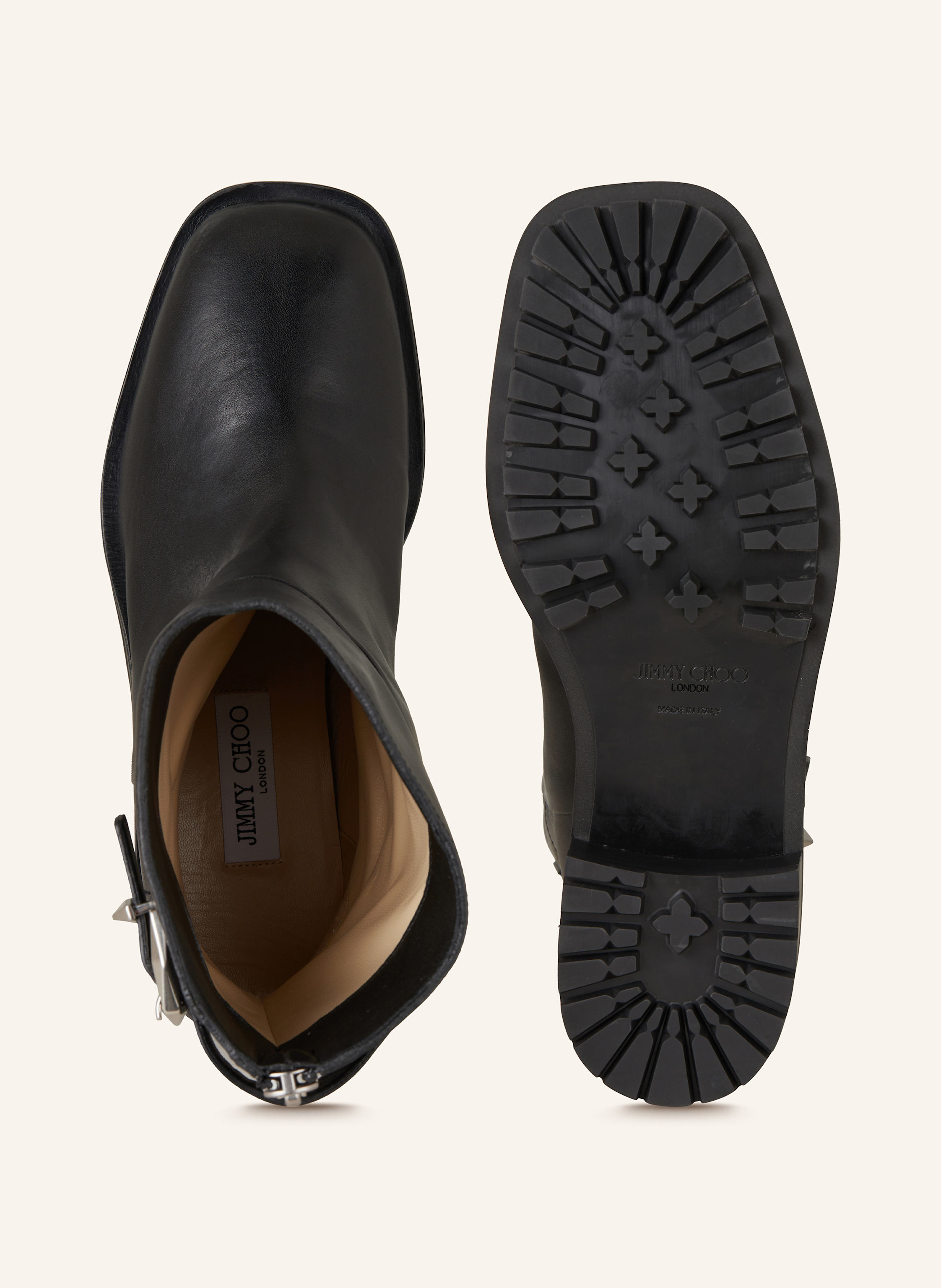 Thumbnail - Jimmy Choo Biker Boots Brooklyn 50 schwarz