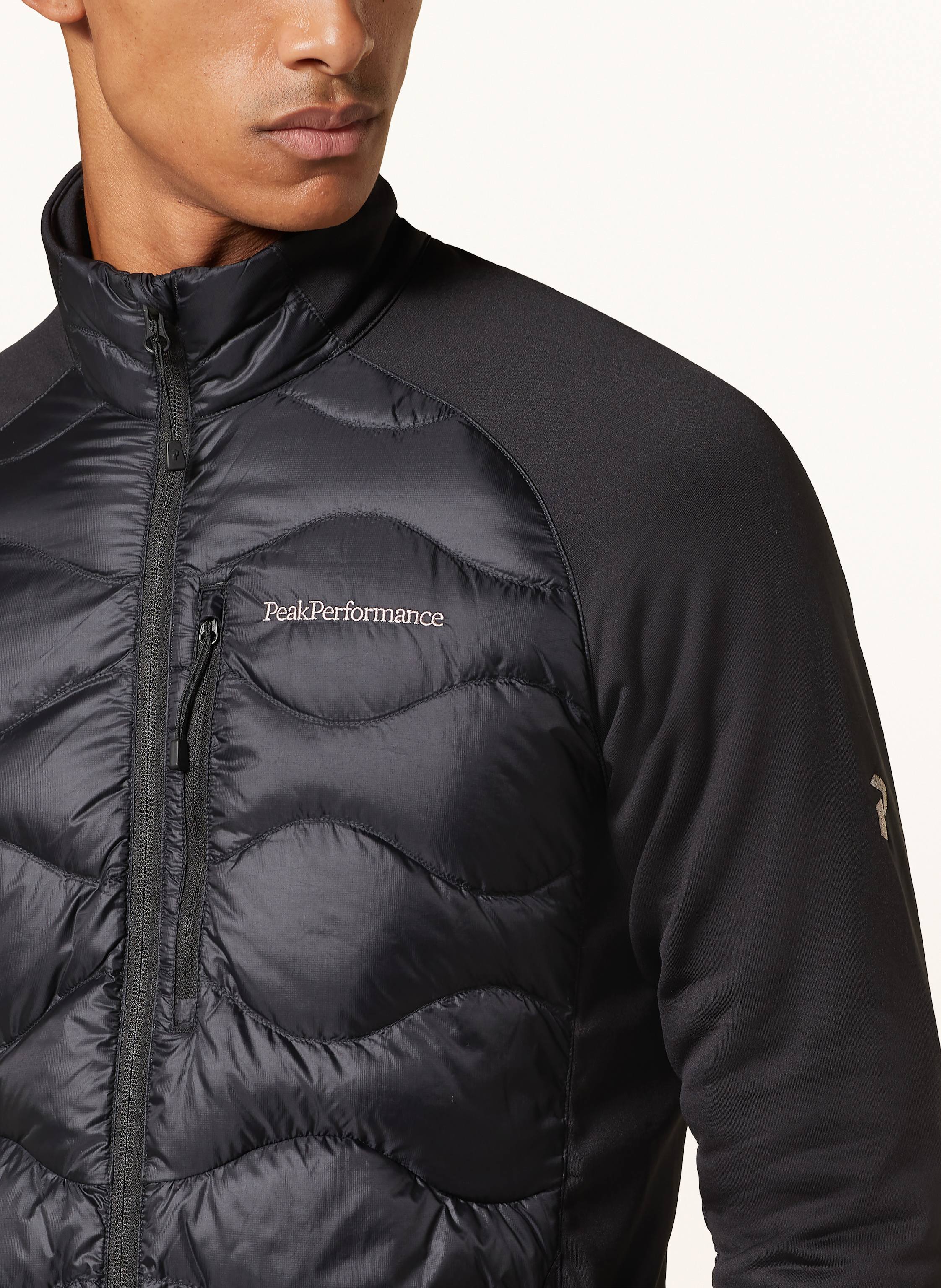 Thumbnail - Peak Performance Hybrid-Daunenjacke Helium schwarz