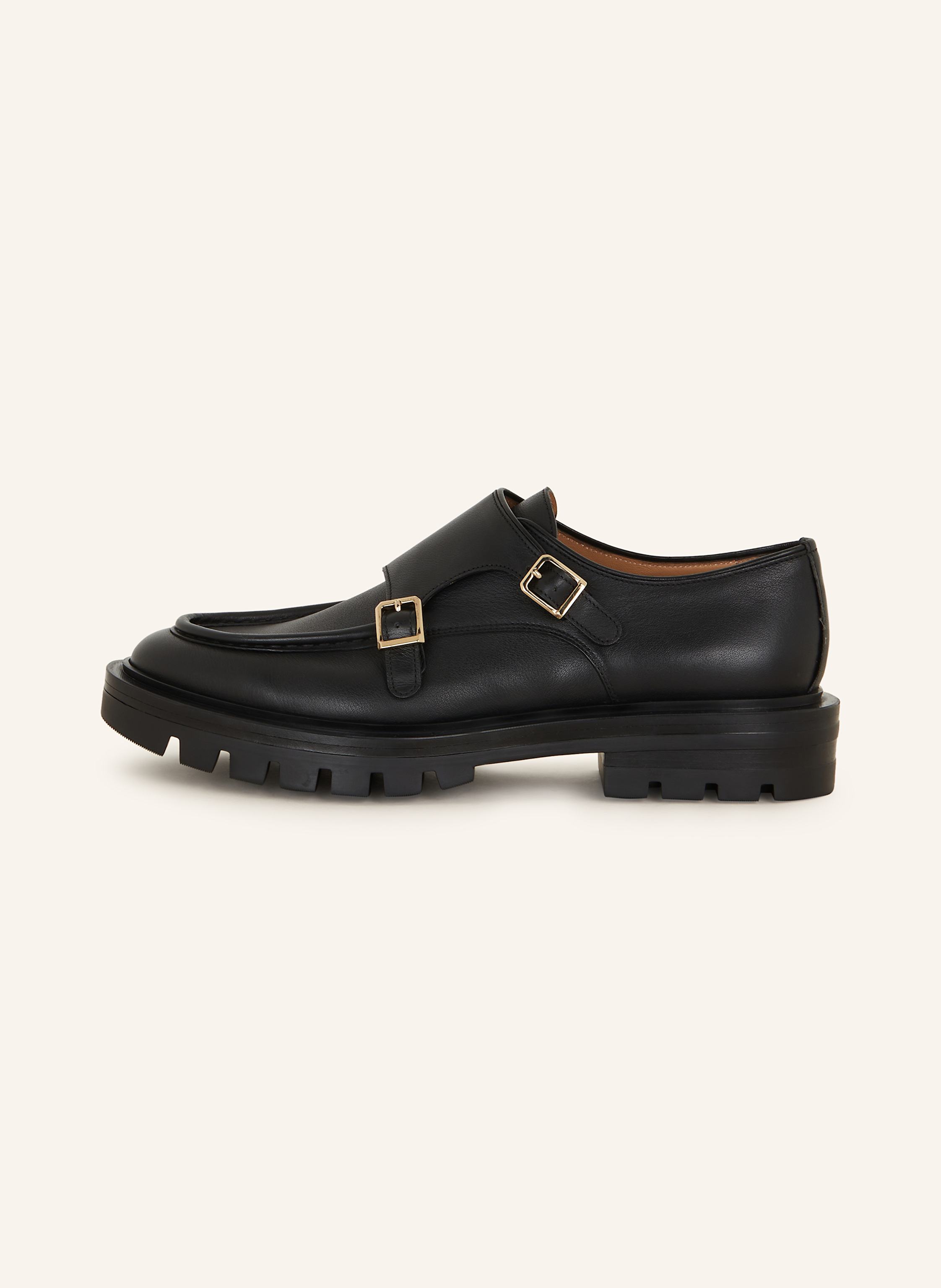 Thumbnail - Santoni Double-Monks Feint schwarz