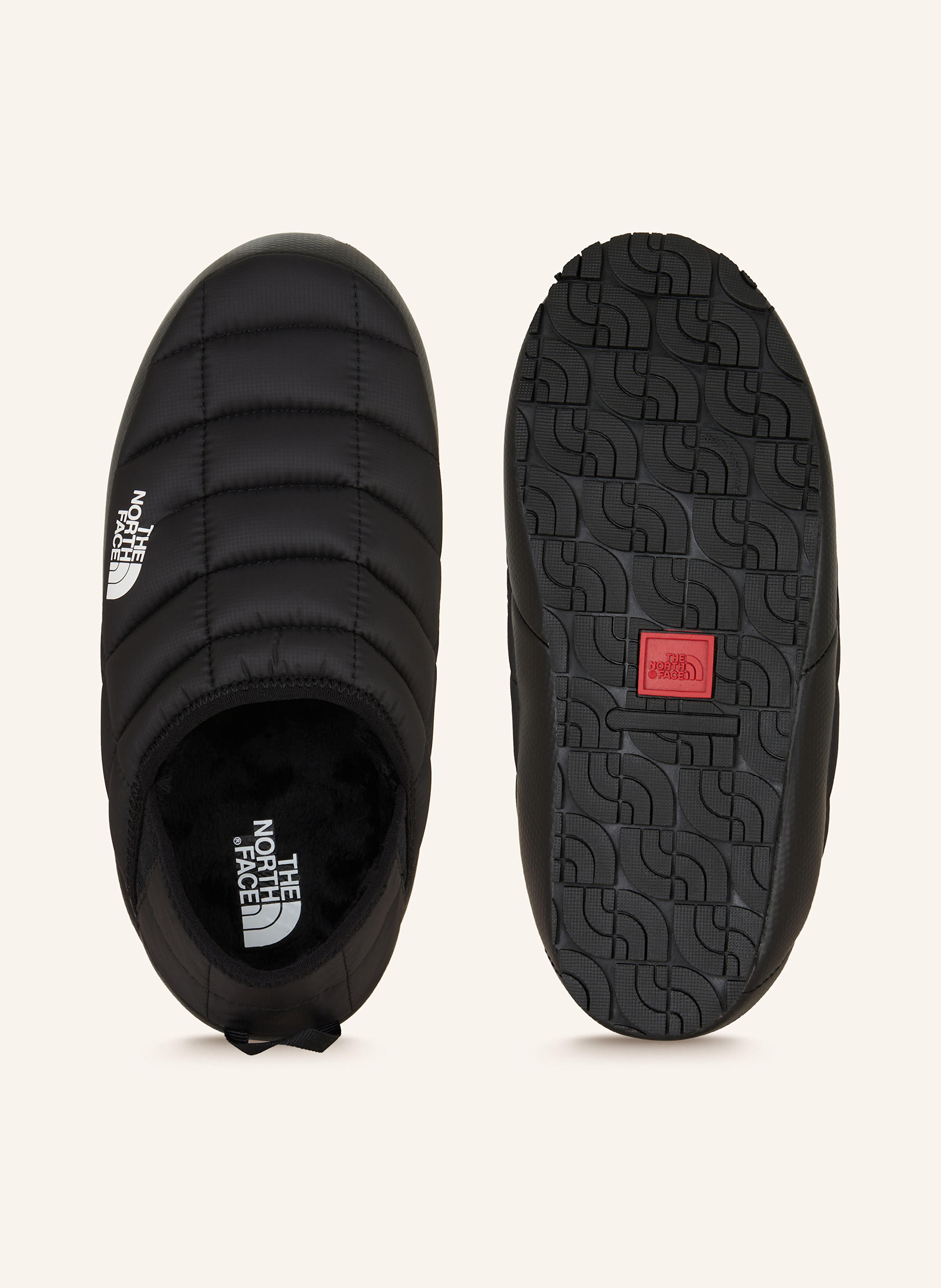 Thumbnail - The North Face Slipper Thermoball™ Traction Mit Kunstfell schwarz