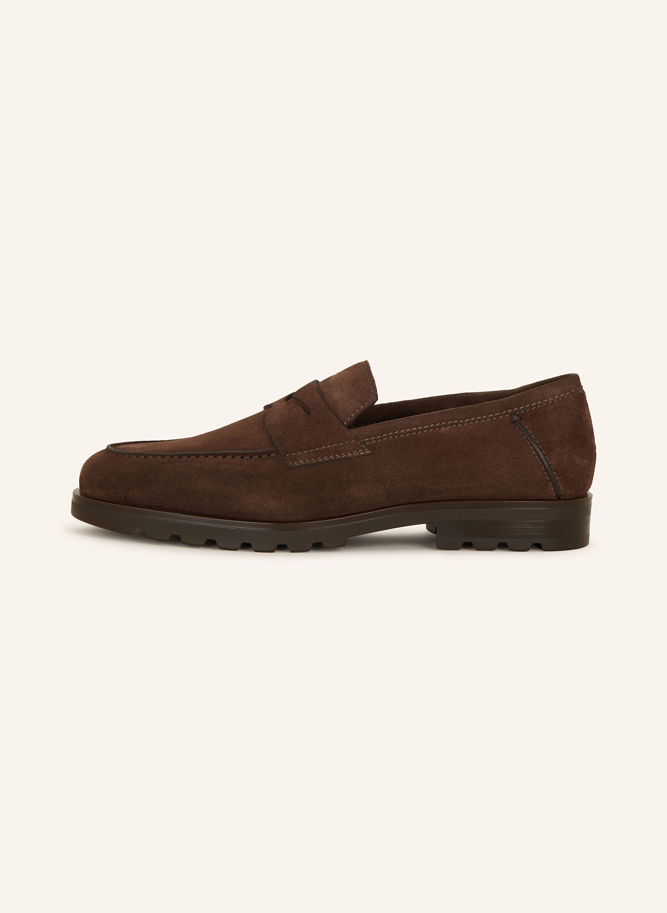 Thumbnail - Santoni Penny-Loafer Rock braun
