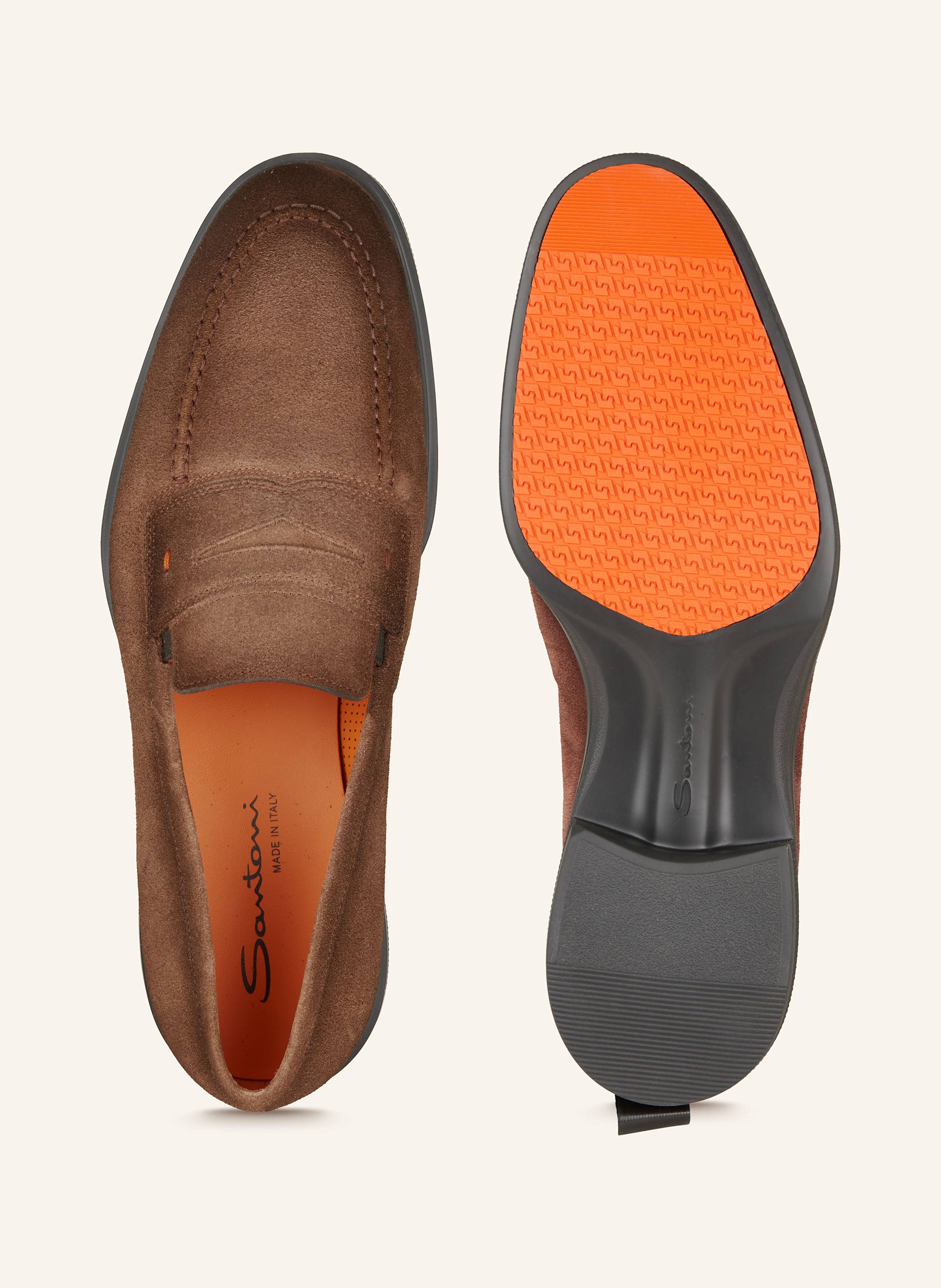 Thumbnail - Santoni Penny-Loafer braun