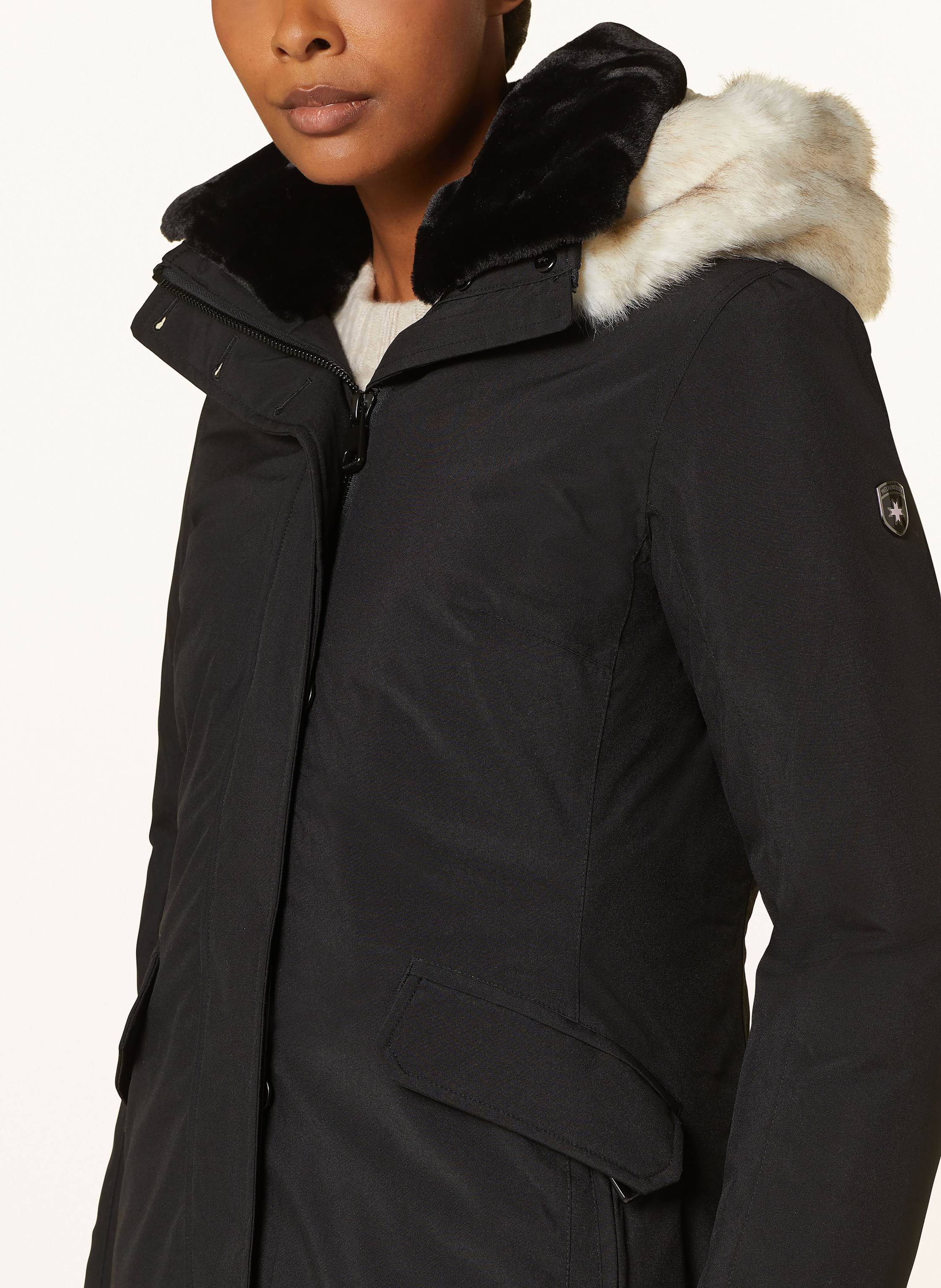 Thumbnail - Wellensteyn Parka Enterprise Classic Long Mit Dupont™ Sorona®-Isolierung Und Abnehmbarem Kunstfell schwarz