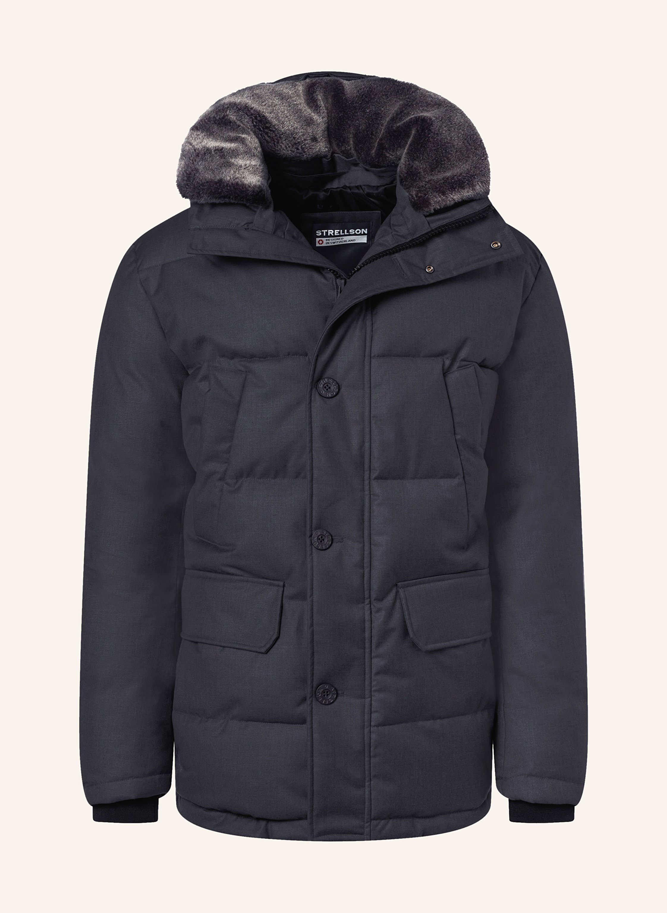 STRELLSON Parka PLAZA 3.0 in dark blue