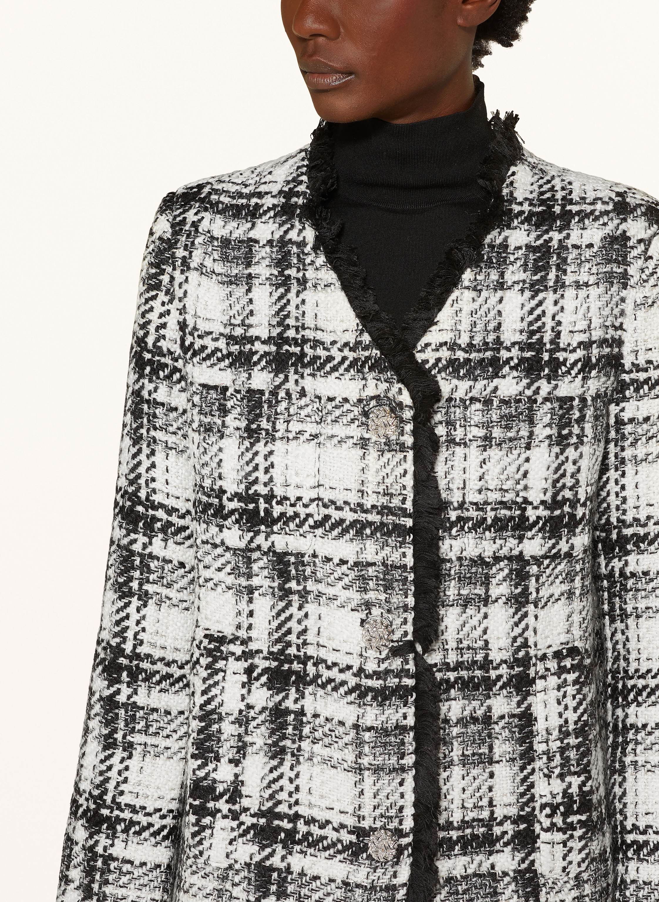 Thumbnail - Mrs & Hugs Tweed-Blazer Mit Glitzergarn weiss
