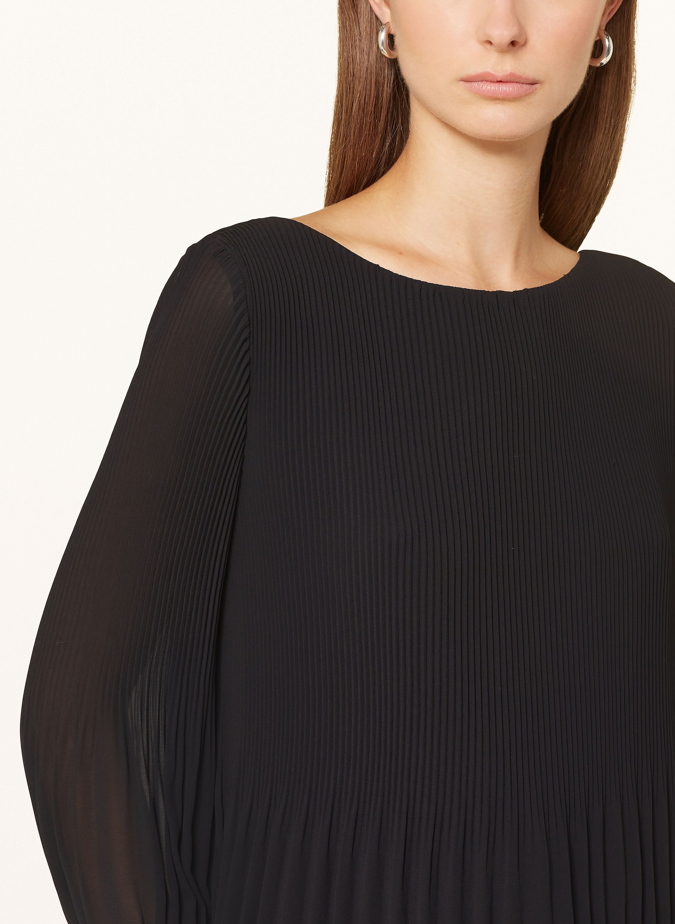 Thumbnail - S.Oliver Black Label Blusenshirt Mit Plissees schwarz
