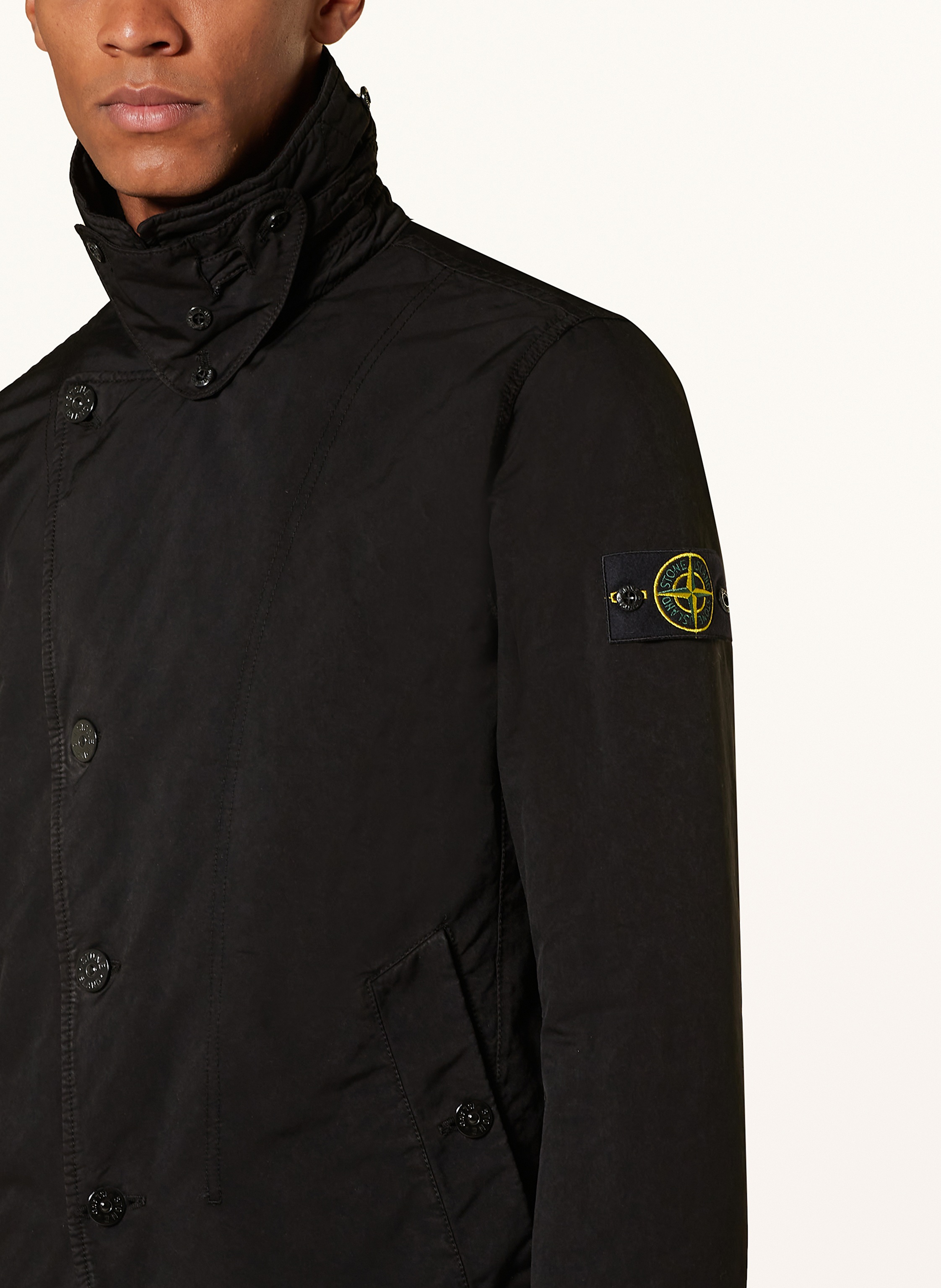 Thumbnail - Stone Island Trenchcoat schwarz