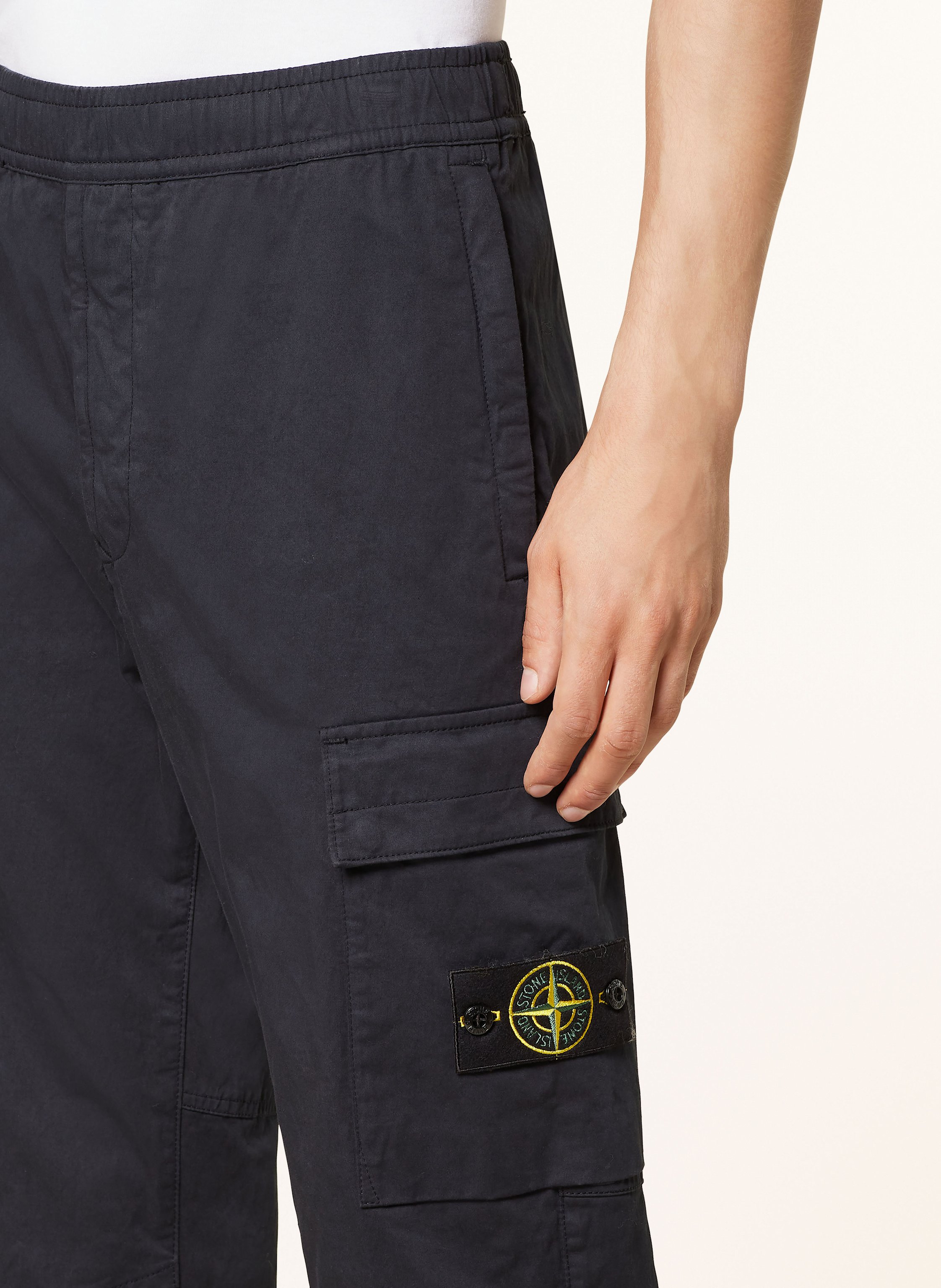 Thumbnail - Stone Island Cargohose Extra Slim Fit blau