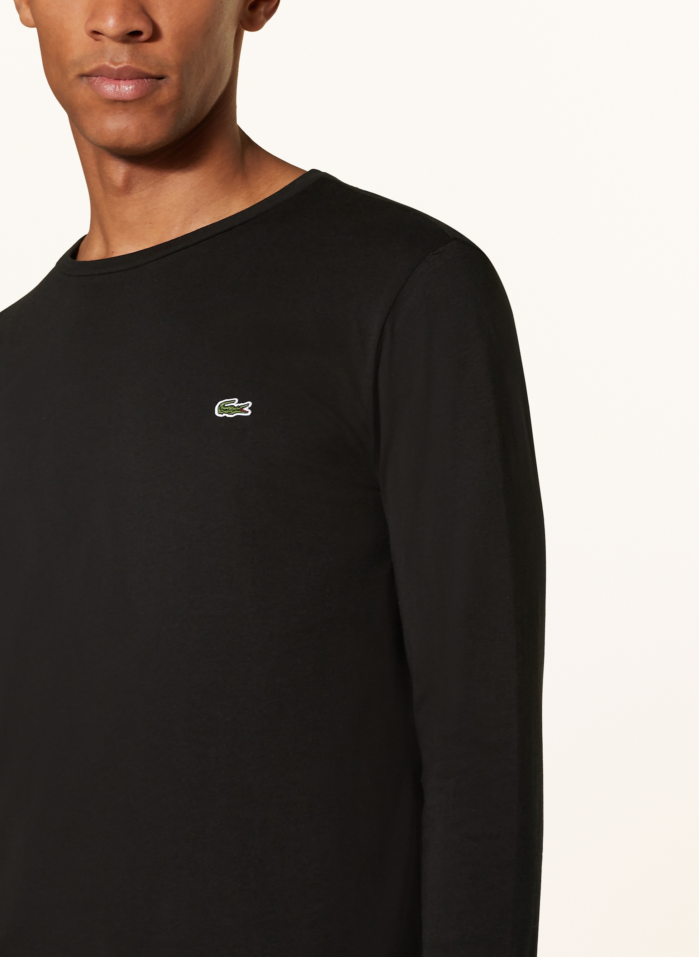 Thumbnail - Lacoste Longsleeve schwarz