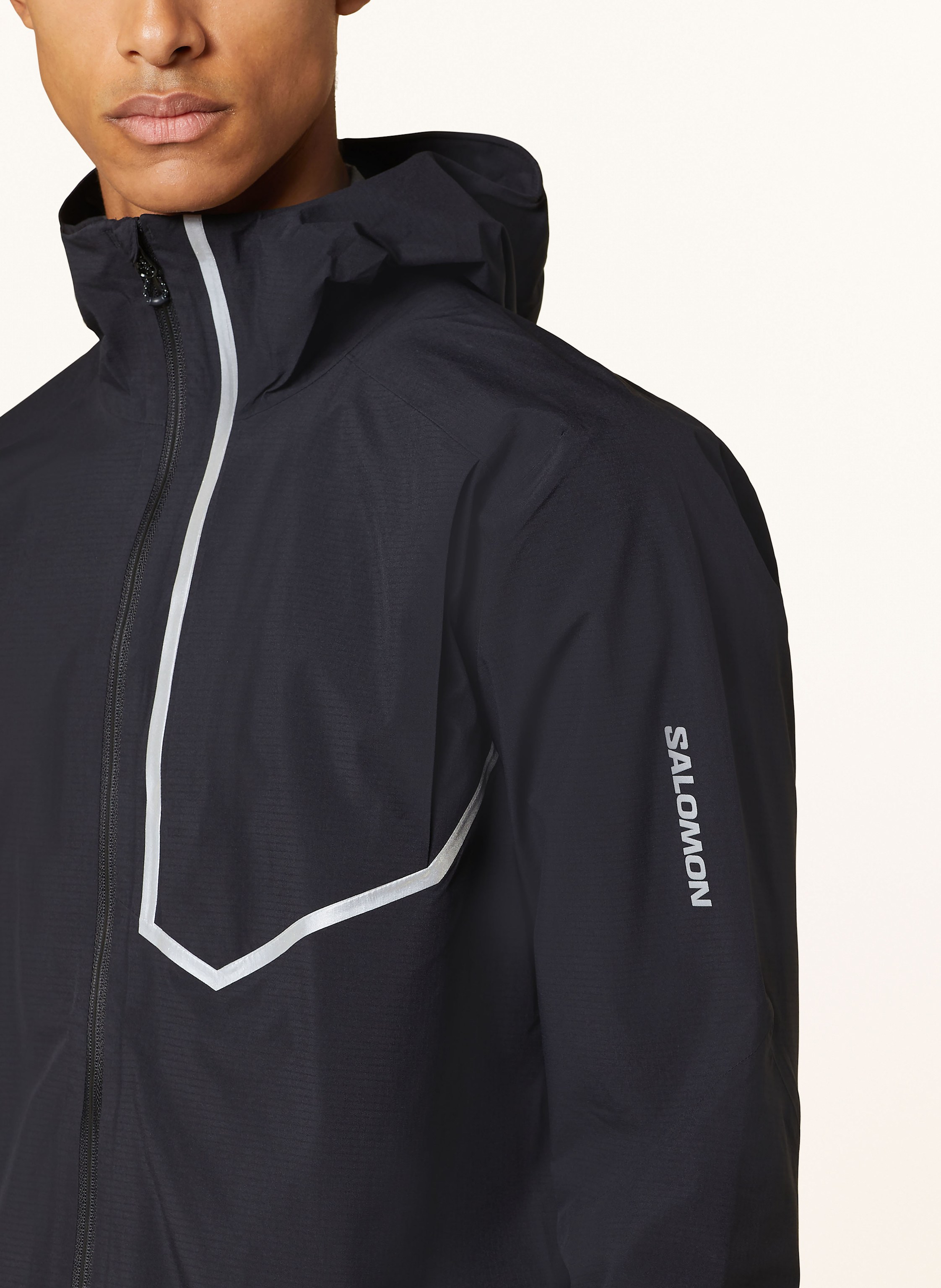 Thumbnail - Salomon Laufjacke Bonatti Trail schwarz