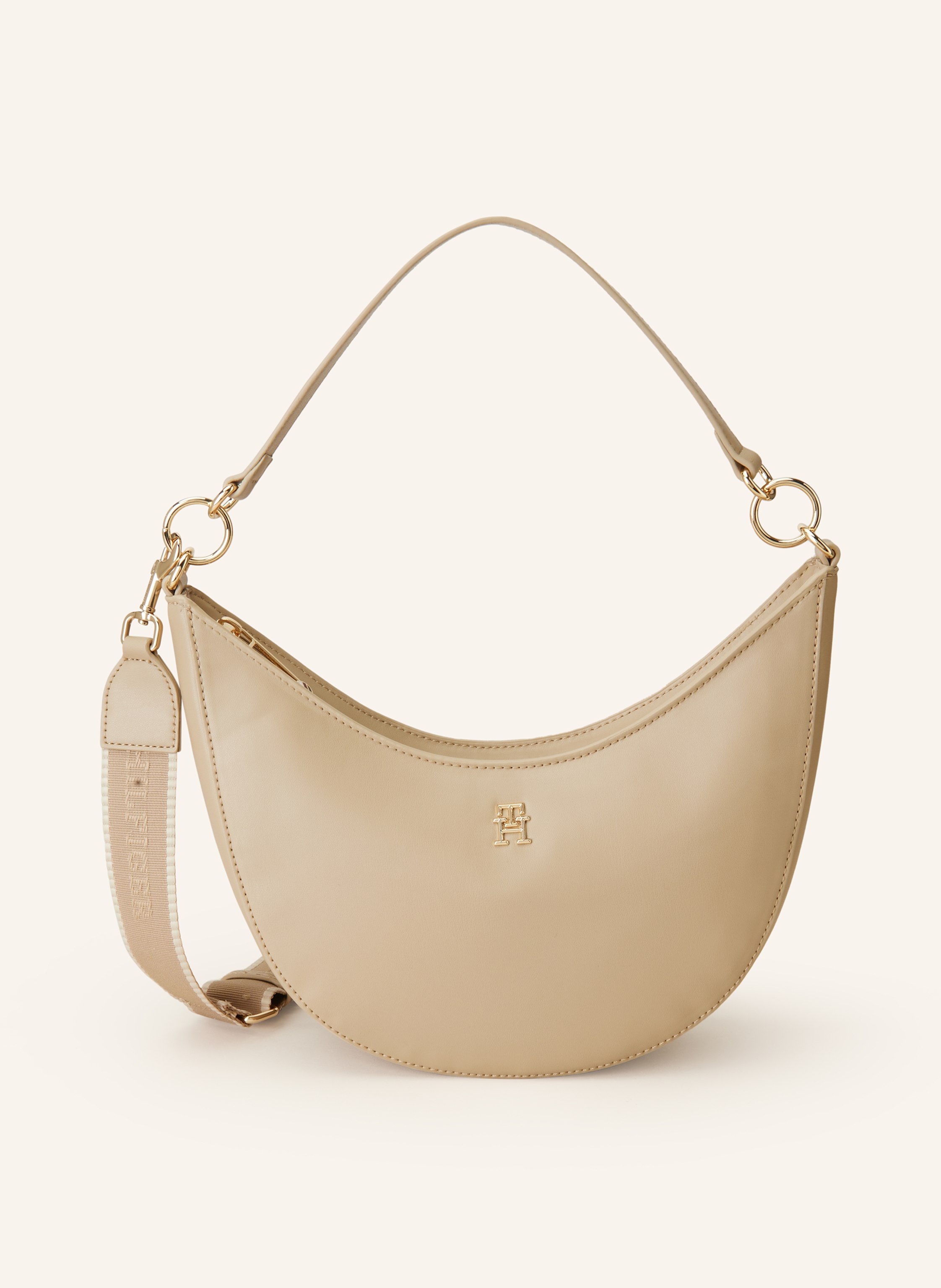 TOMMY HILFIGER Hobo-Bag in beige