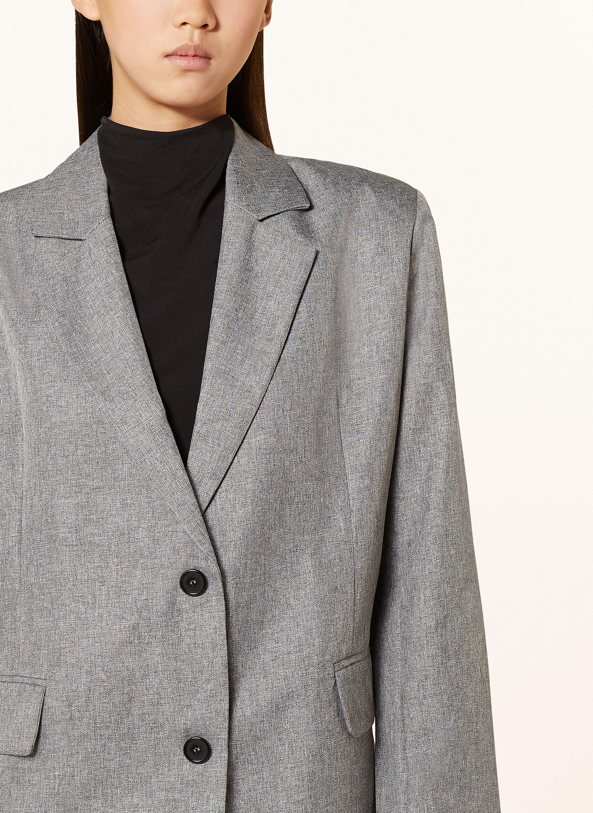 Thumbnail - Somethingnew Oversized-Blazer Snnana grau