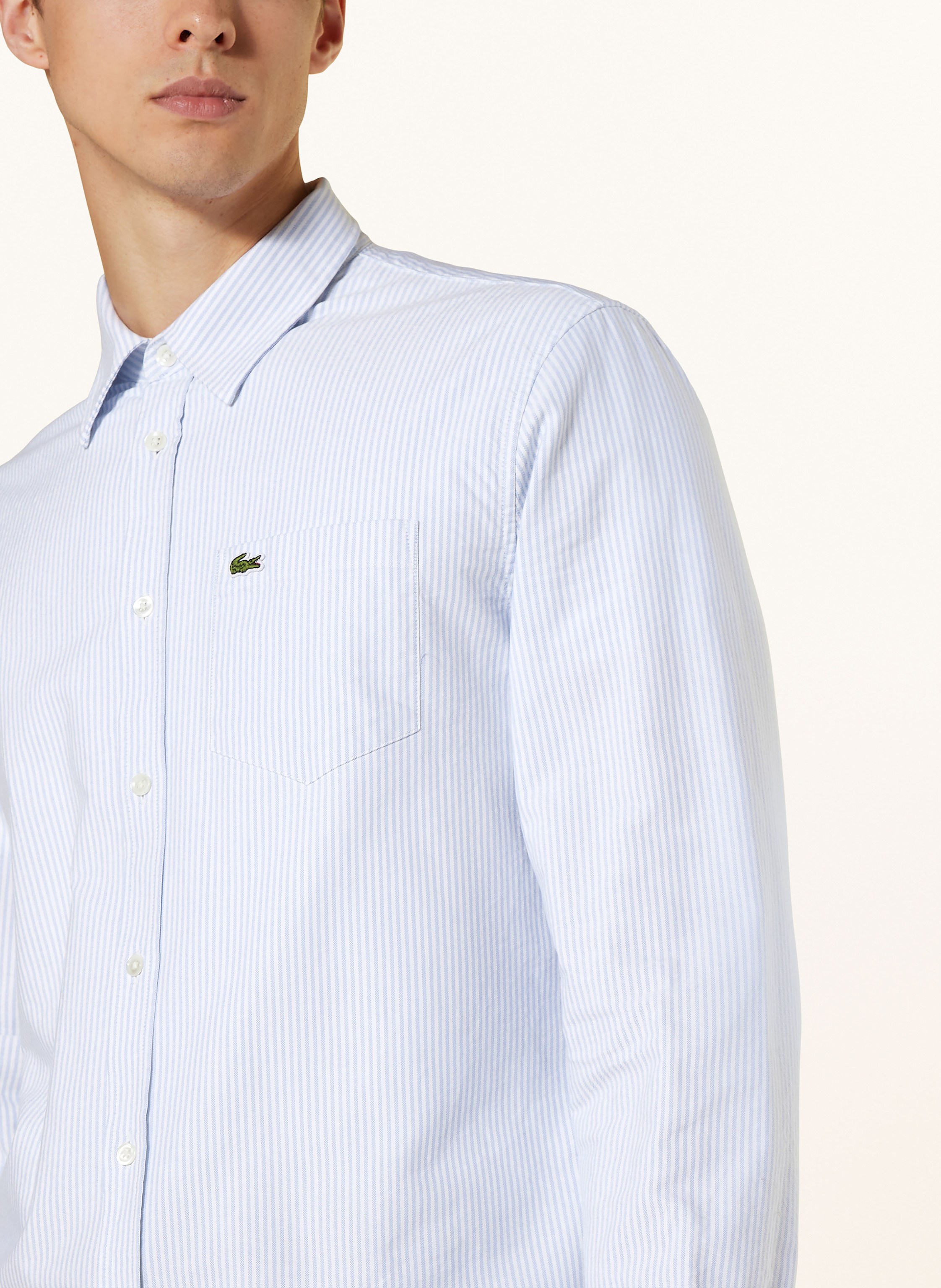 Thumbnail - Lacoste Hemd Comfort Fit blau