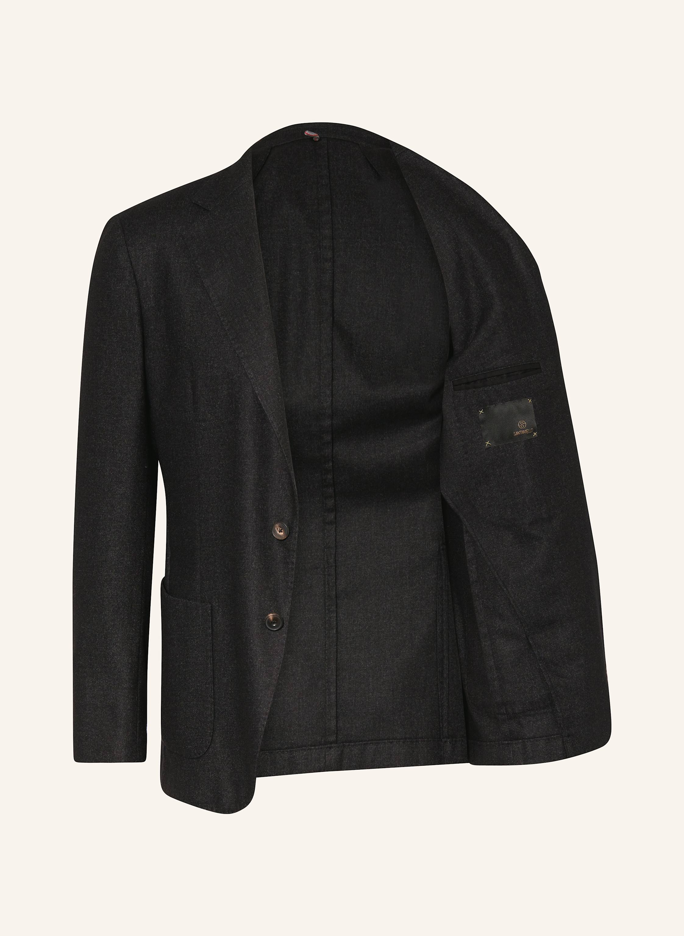 Thumbnail - Santaniello Flanellsakko Slim Fit grau