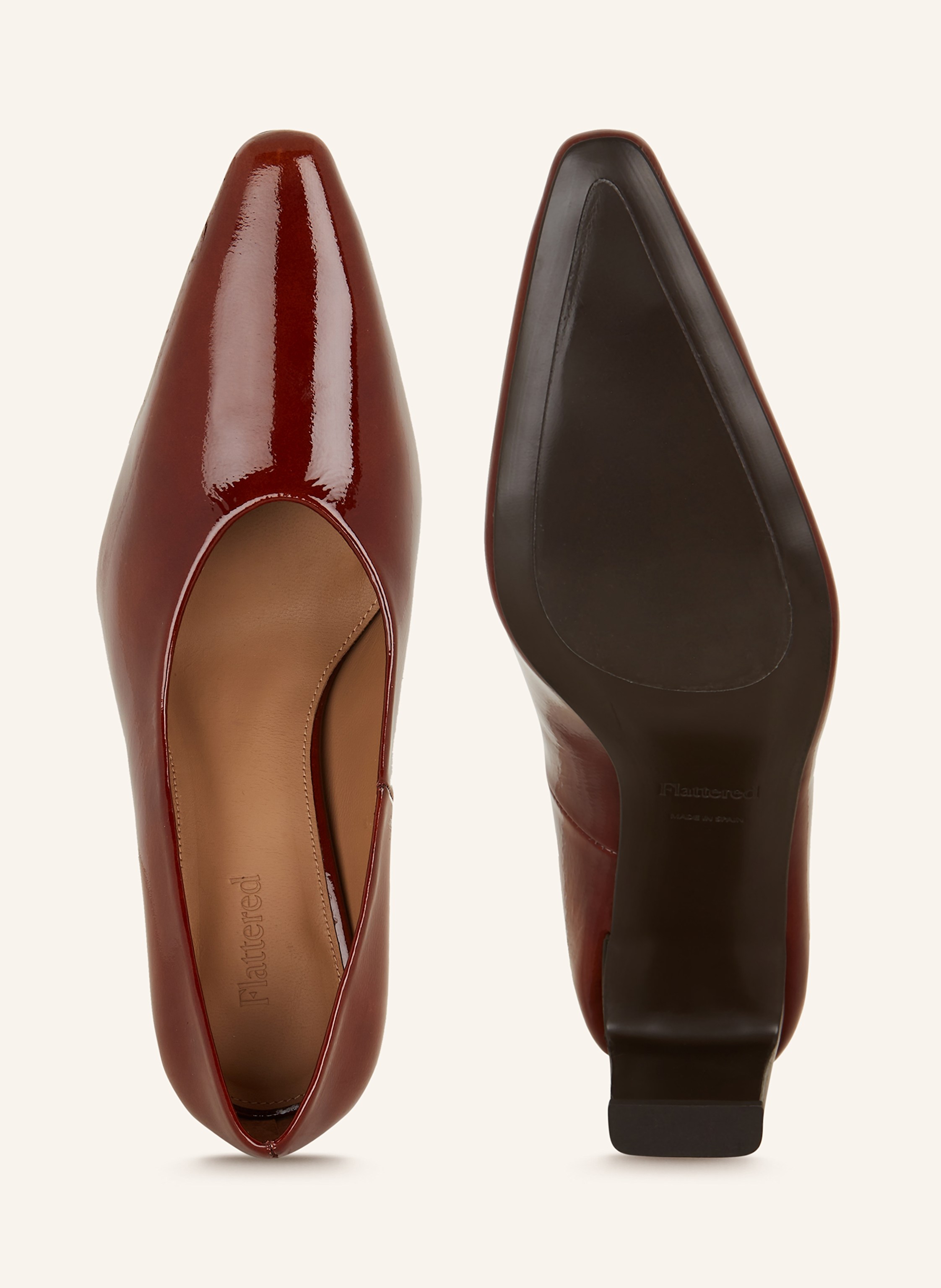 Thumbnail - Flattered Lack-Pumps Tove rot