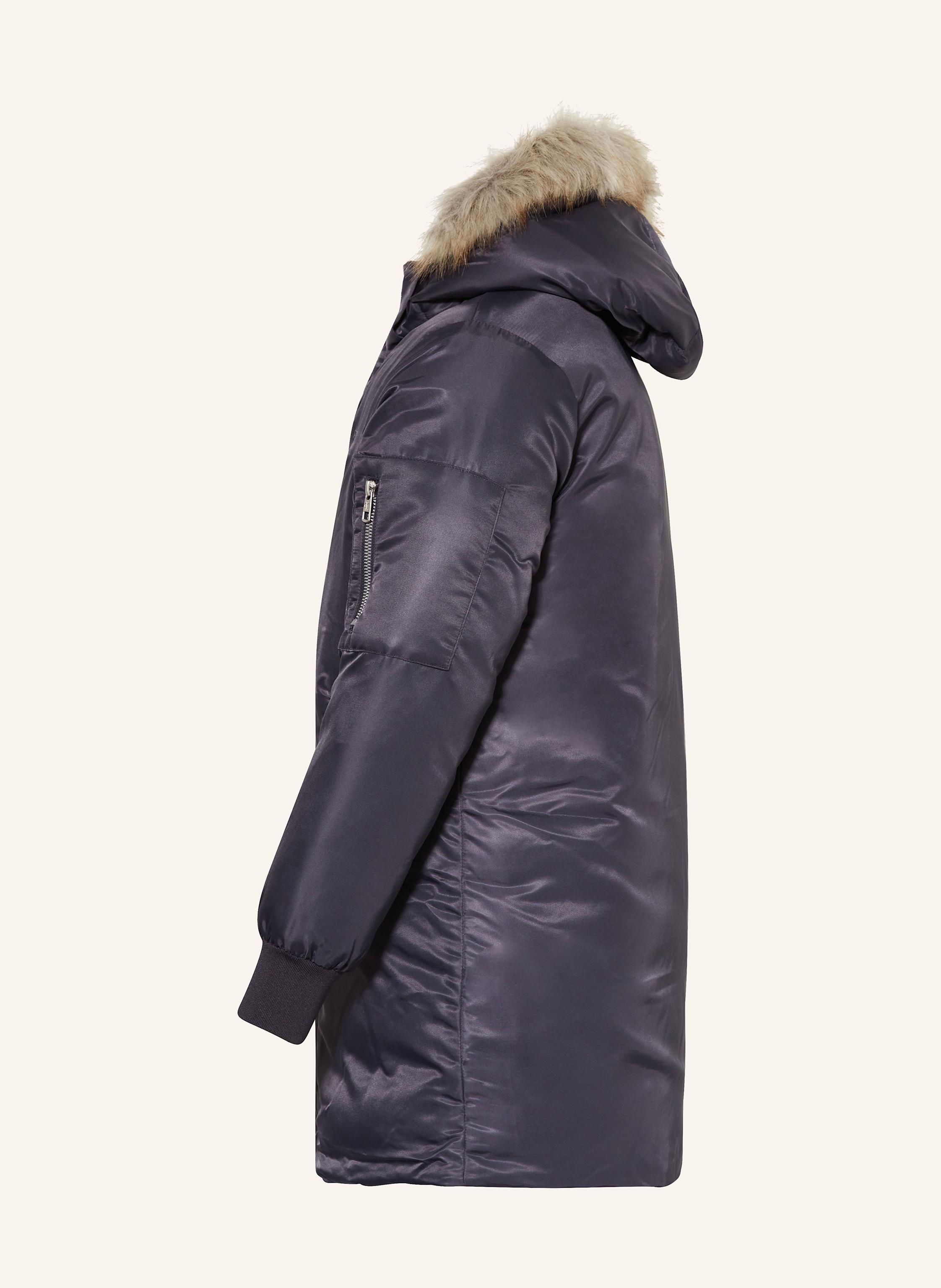 Thumbnail - Calvin Klein Parka Mit Kunstfell blau