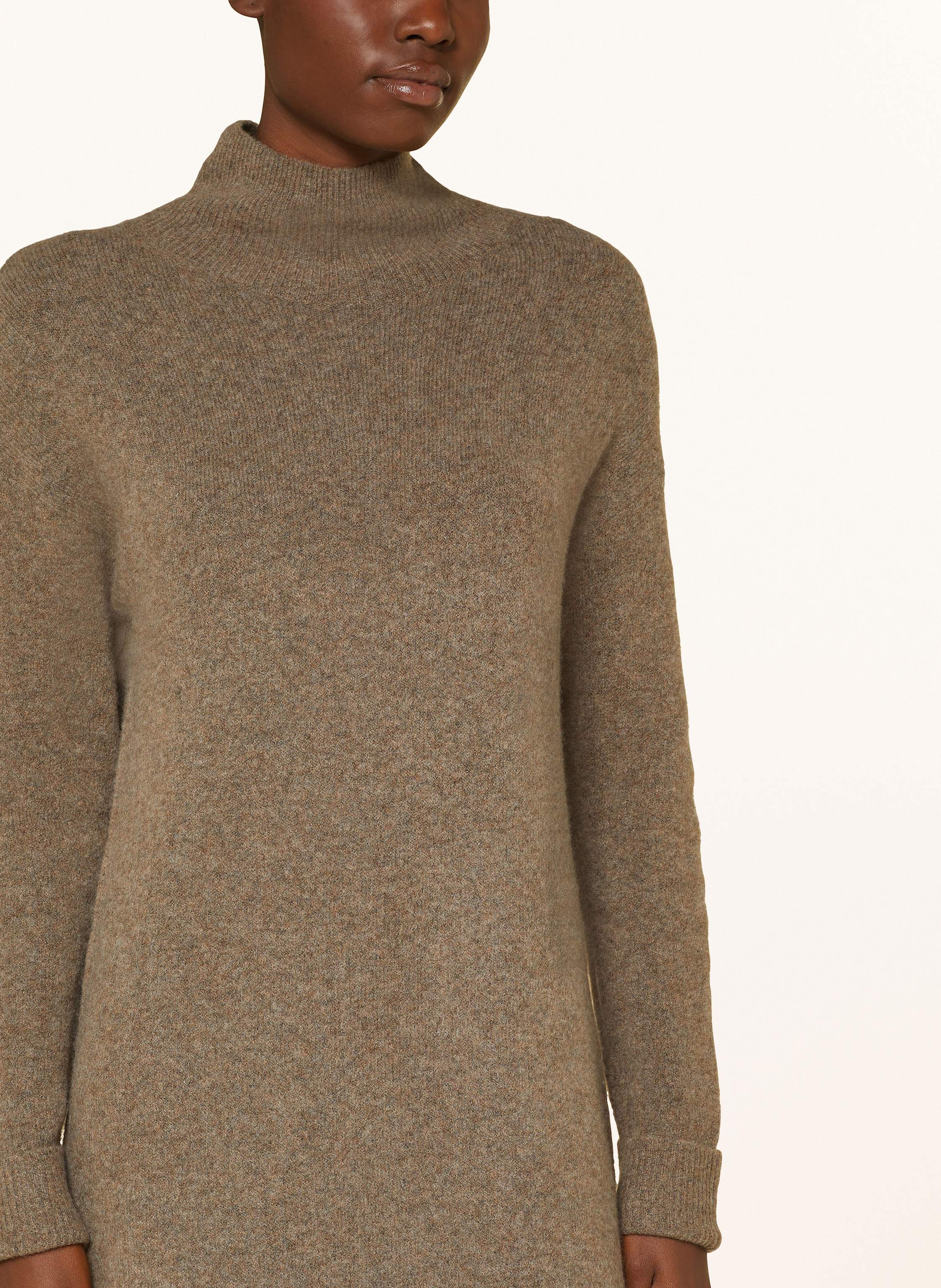 Thumbnail - Mrs & Hugs Strickkleid beige