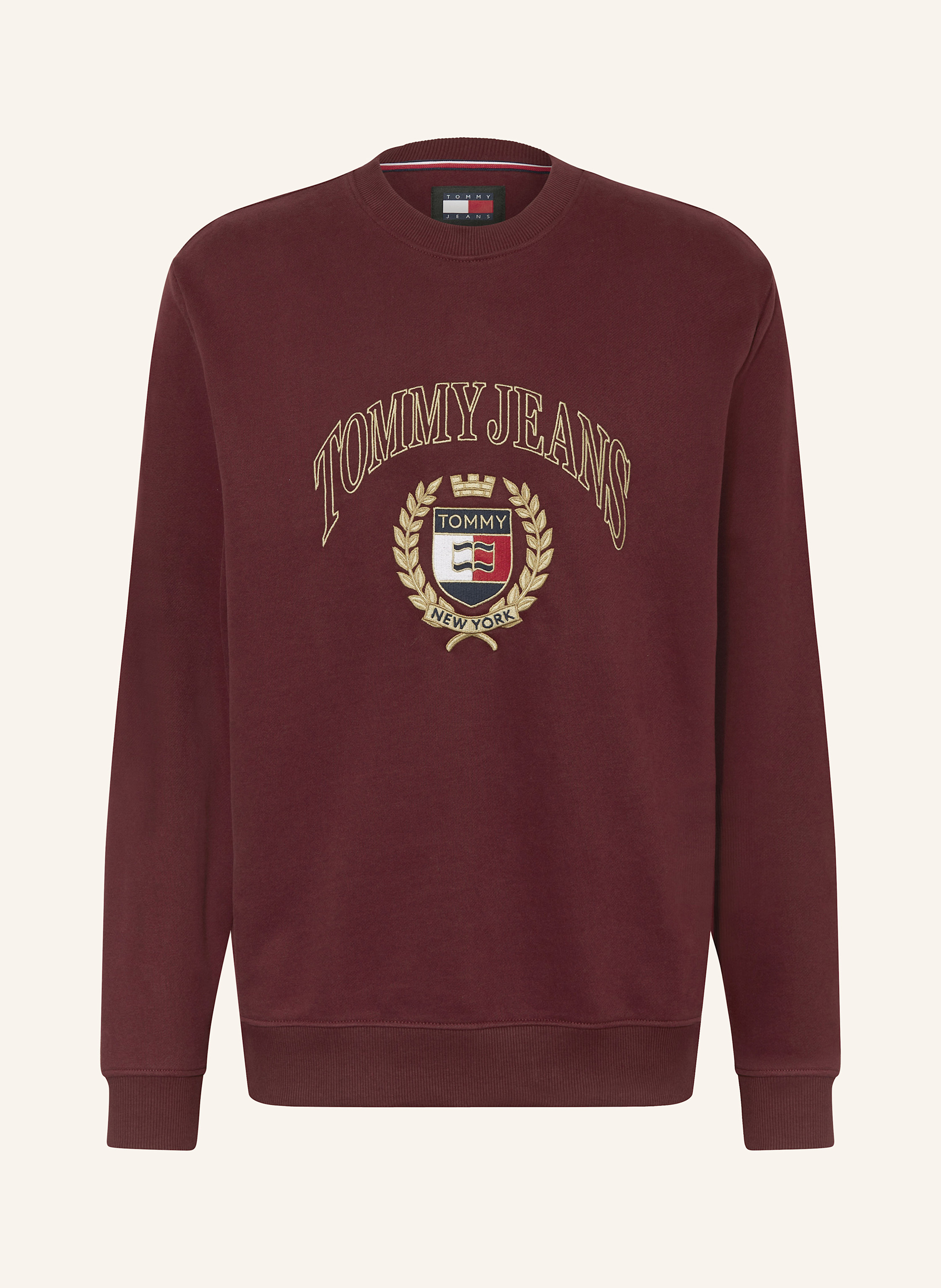 TOMMY JEANS Sweatshirt in dark red
