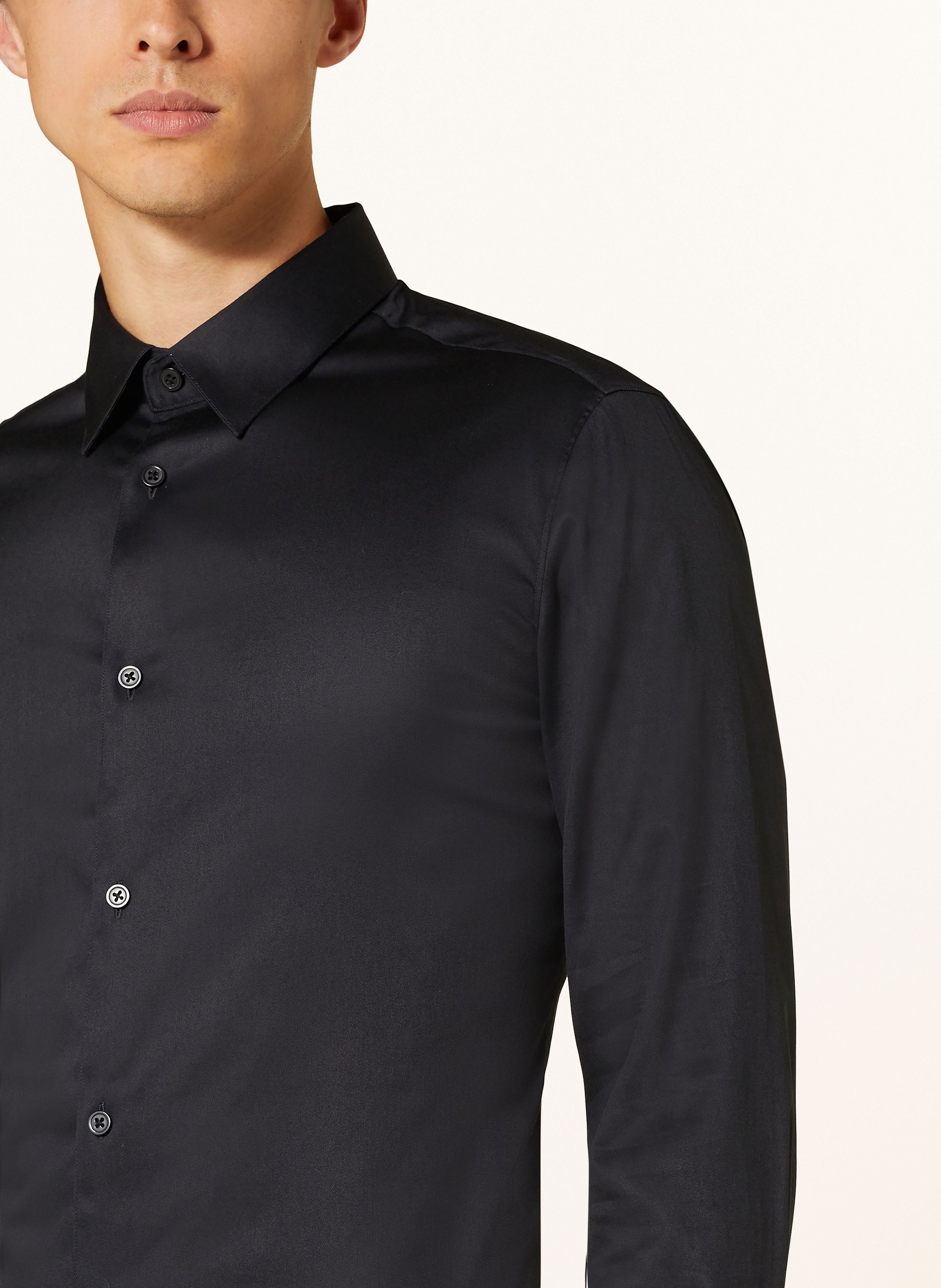 Thumbnail - Drykorn Hemd Daneel Slim Fit schwarz