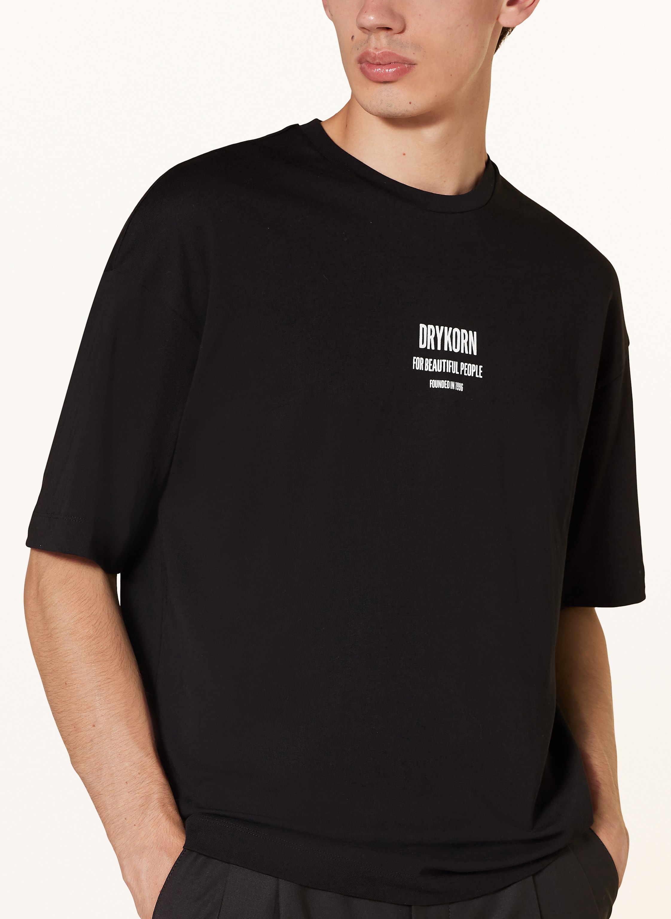 Thumbnail - Drykorn T-Shirt Anayo_1996 schwarz