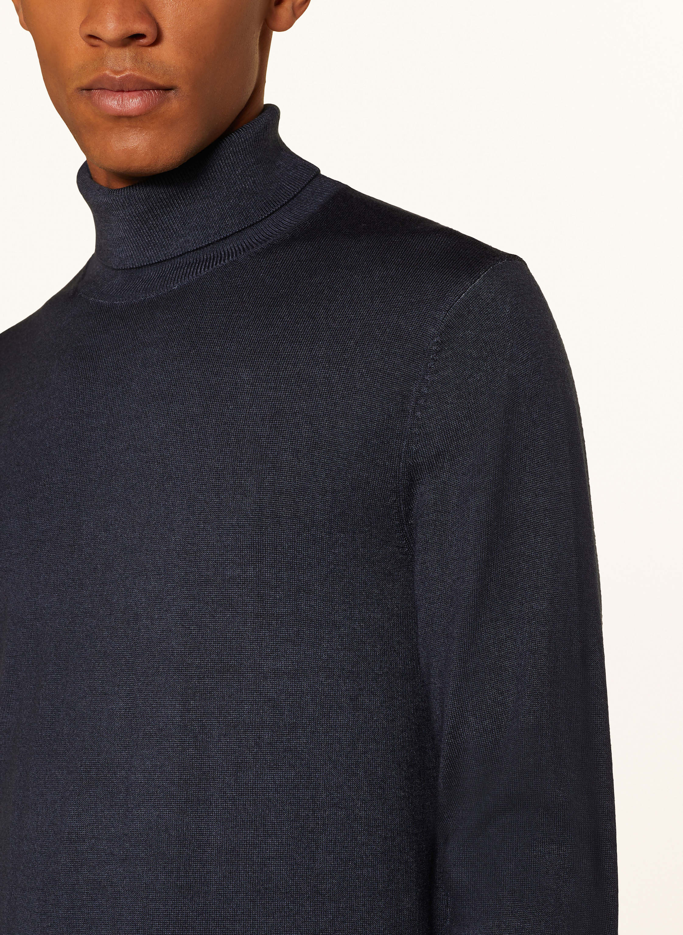 Thumbnail - Olymp Rollkragenpullover blau