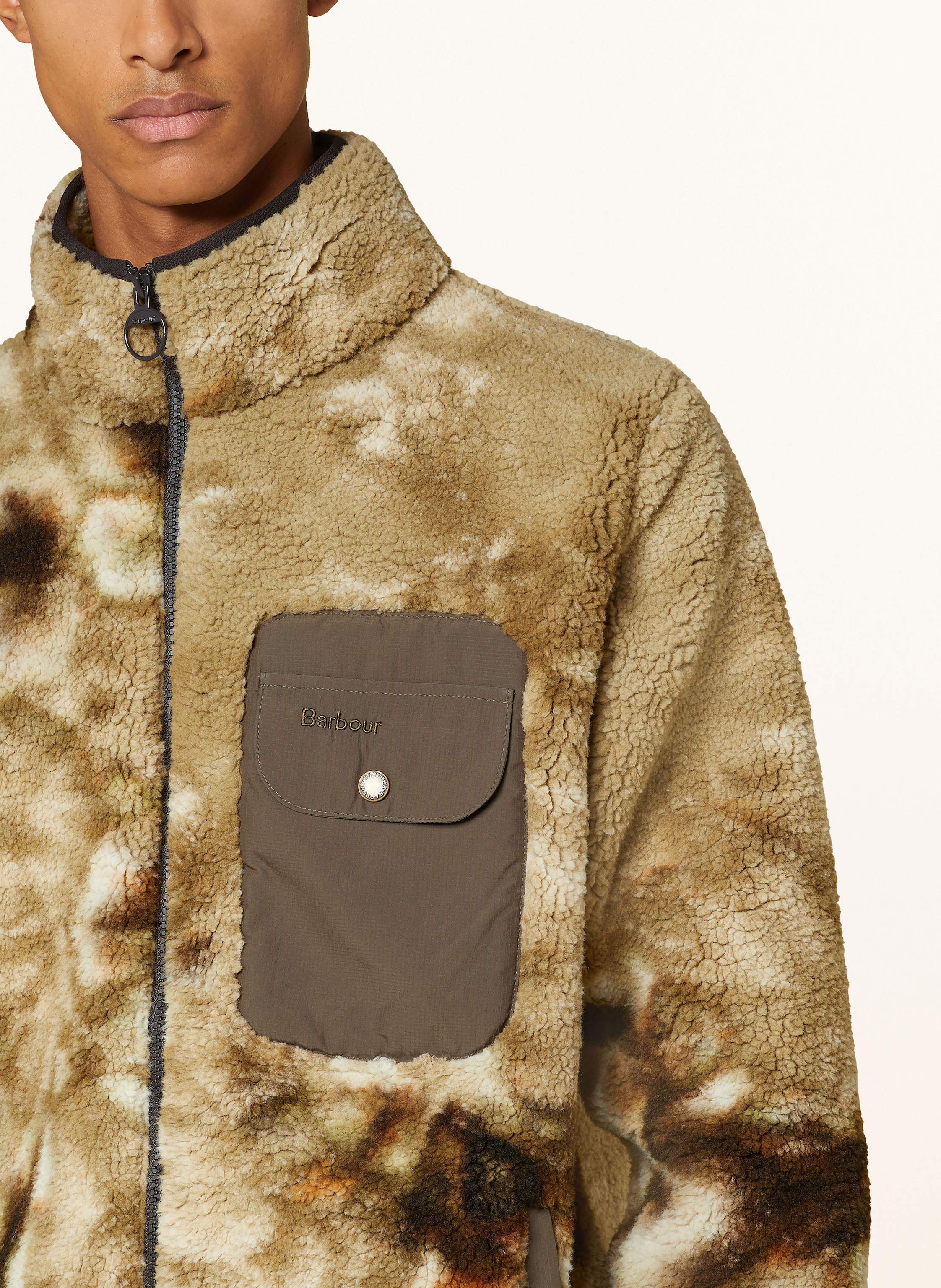 Thumbnail - Barbour Teddyfell-Jacke Moor beige