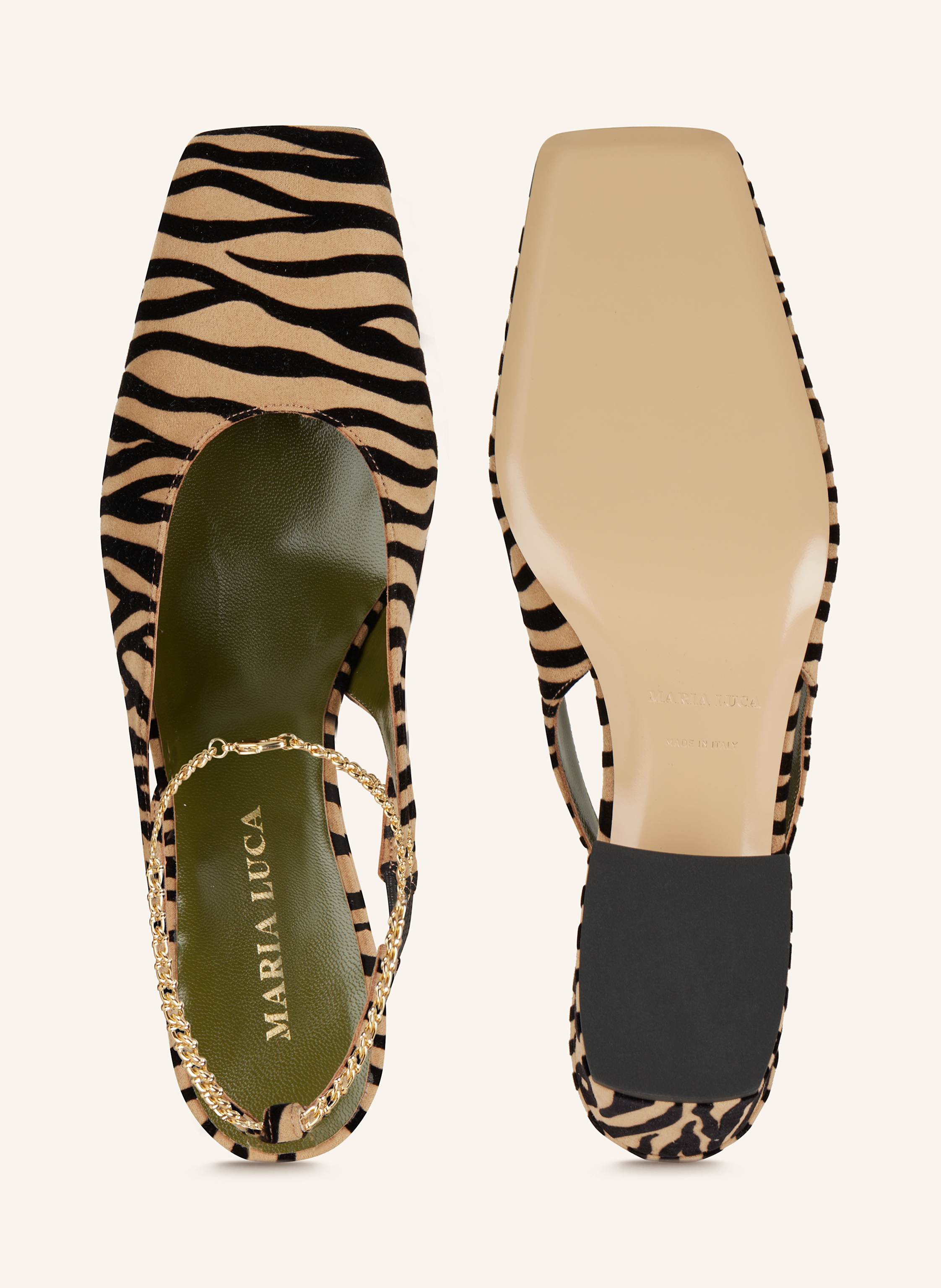 Thumbnail - Maria Luca Slingpumps Ilara beige