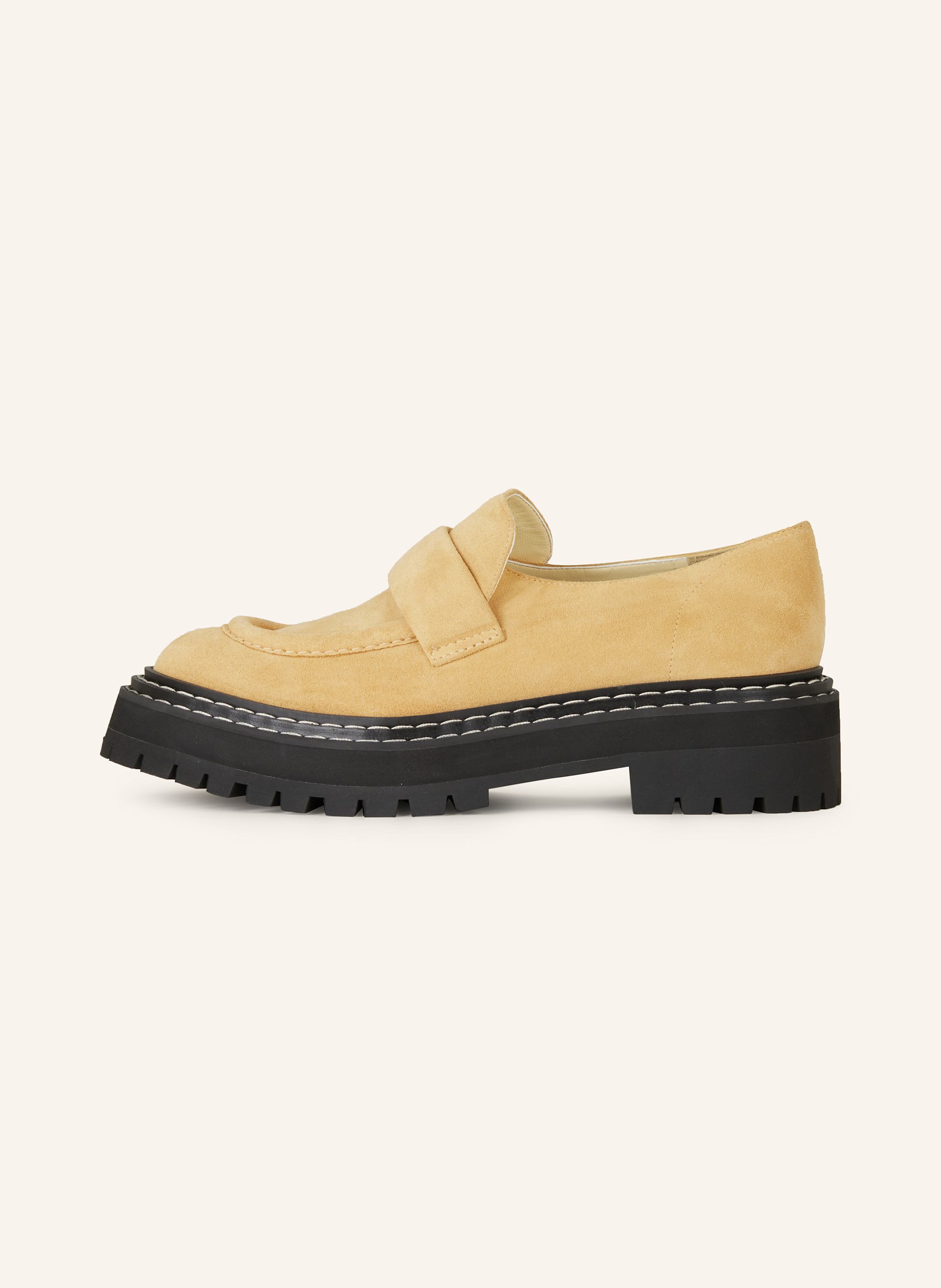 Thumbnail - Proenza Schouler Plateau-Loafer beige
