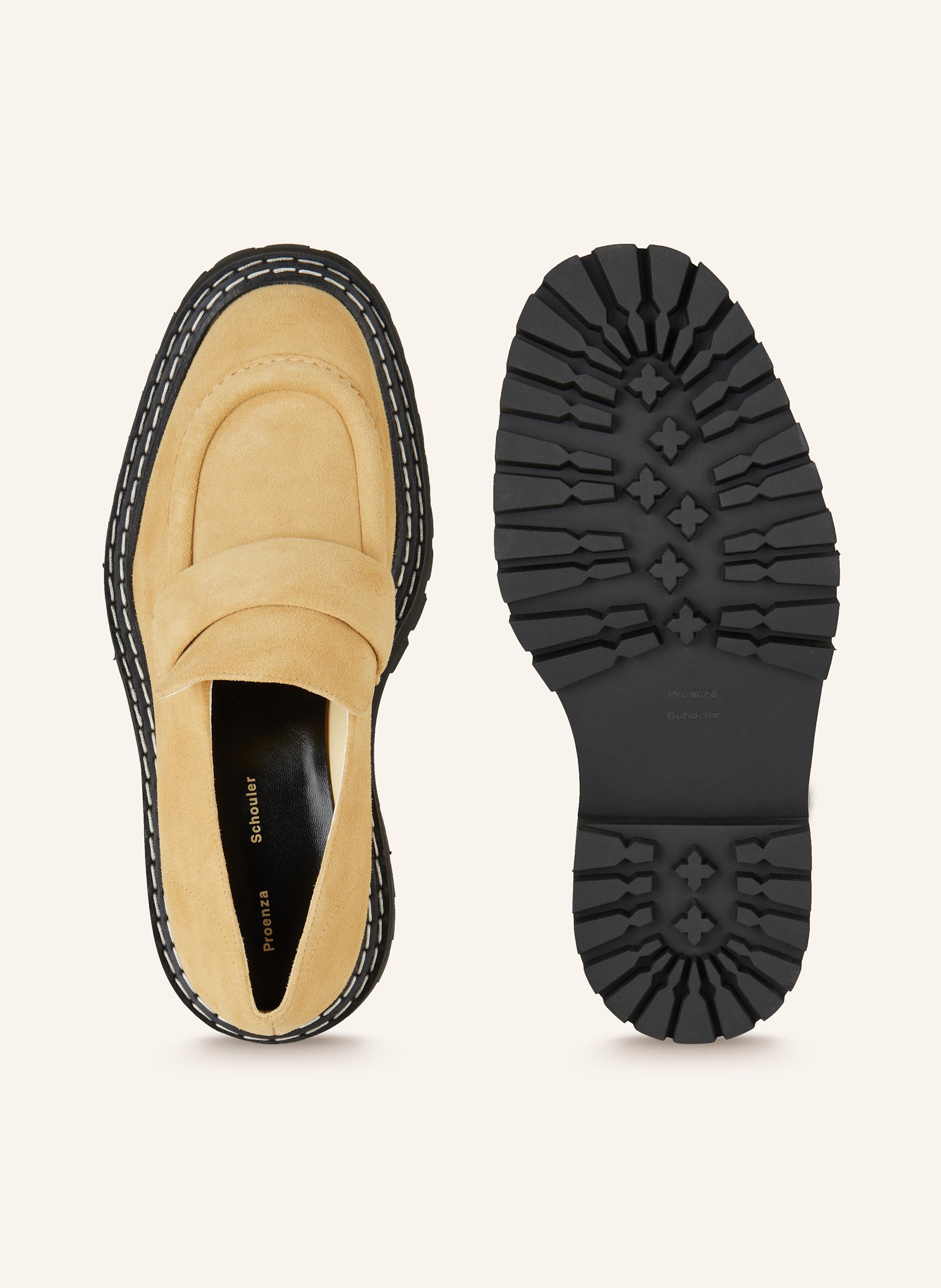 Thumbnail - Proenza Schouler Plateau-Loafer beige